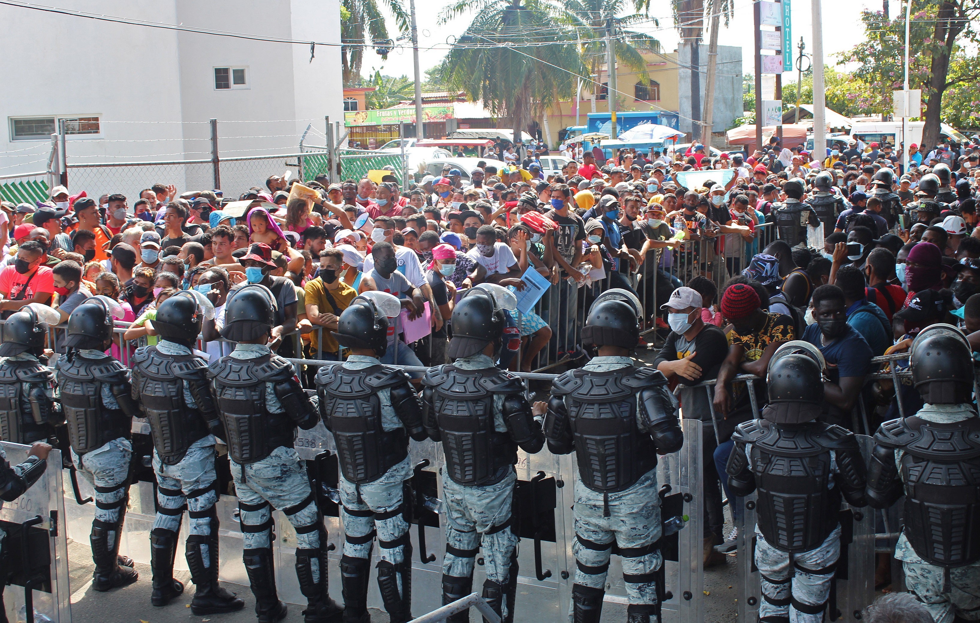 National Migration Institute in the city of Tapachula