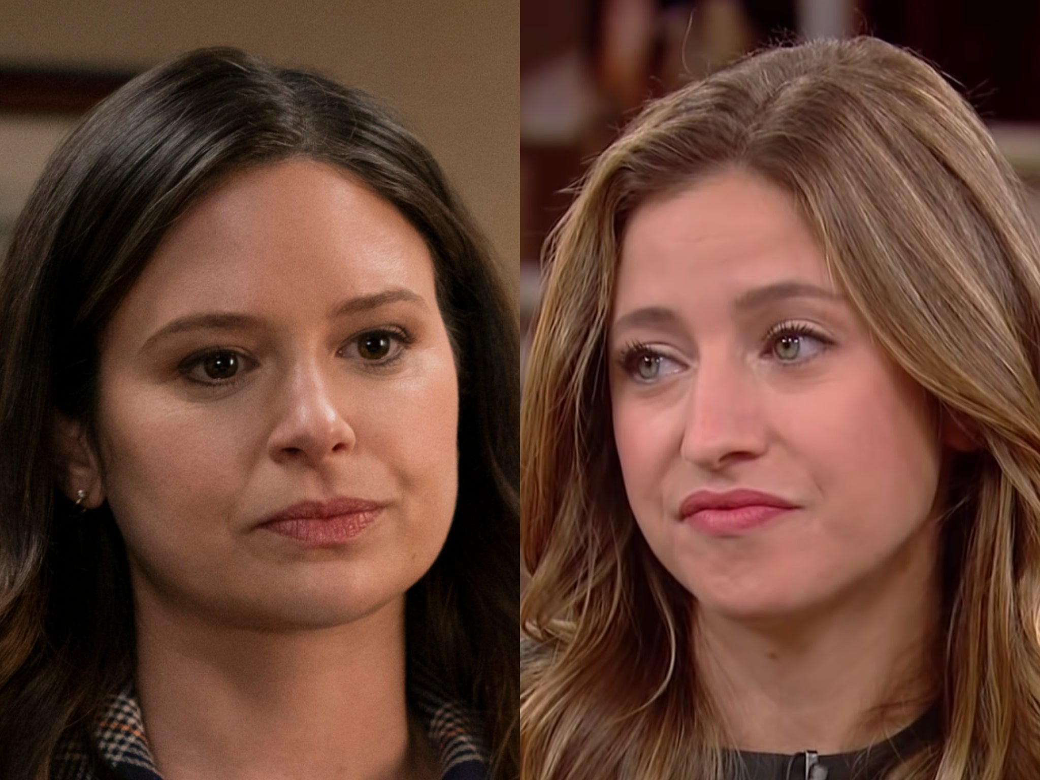 Katie Lowes (left) plays a version of Anna Delvey’s ex-friend Rachel DeLoache Williams (right)