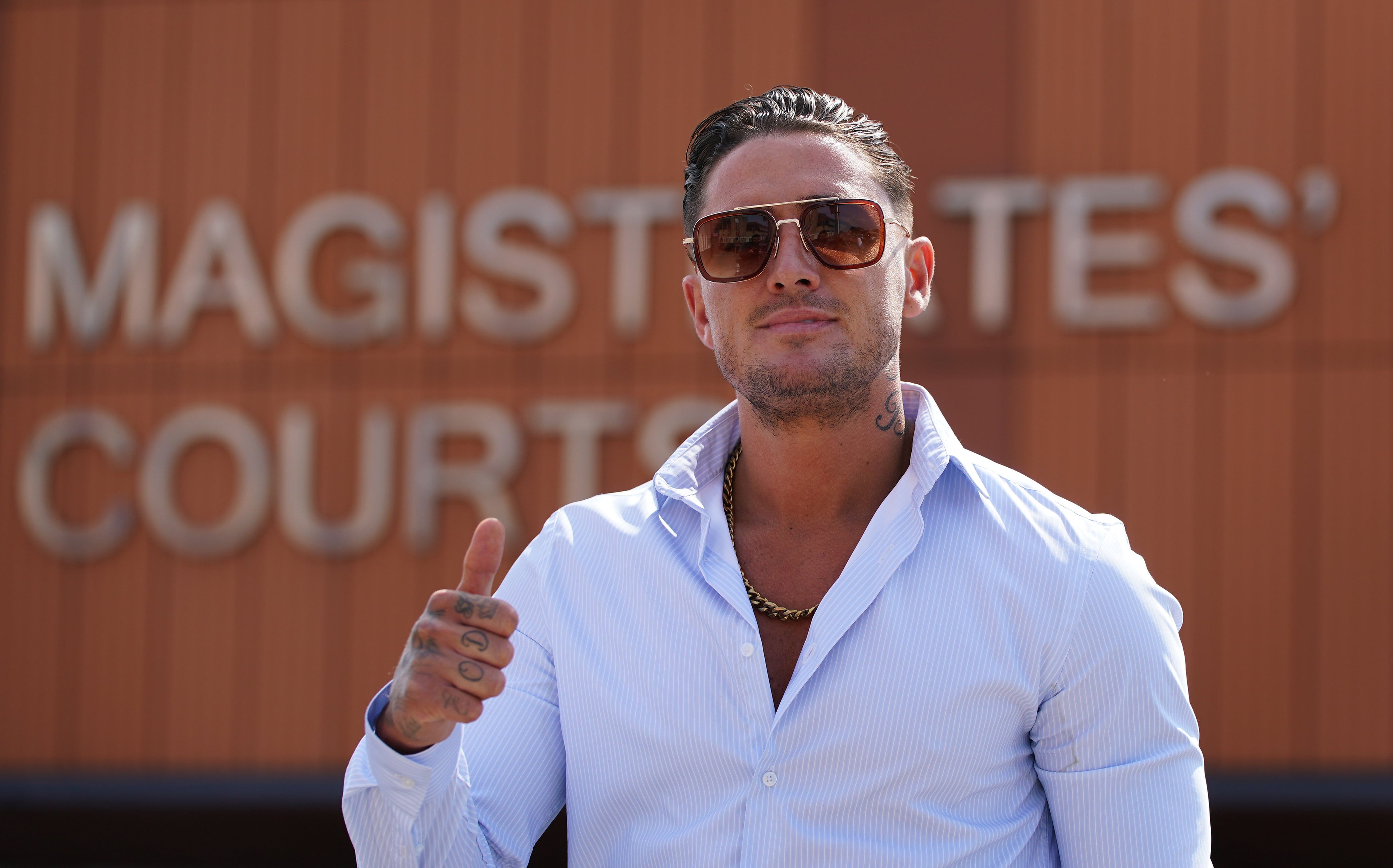 Stephen Bear appeared in court on Wednesday (Gareth Fuller/PA)