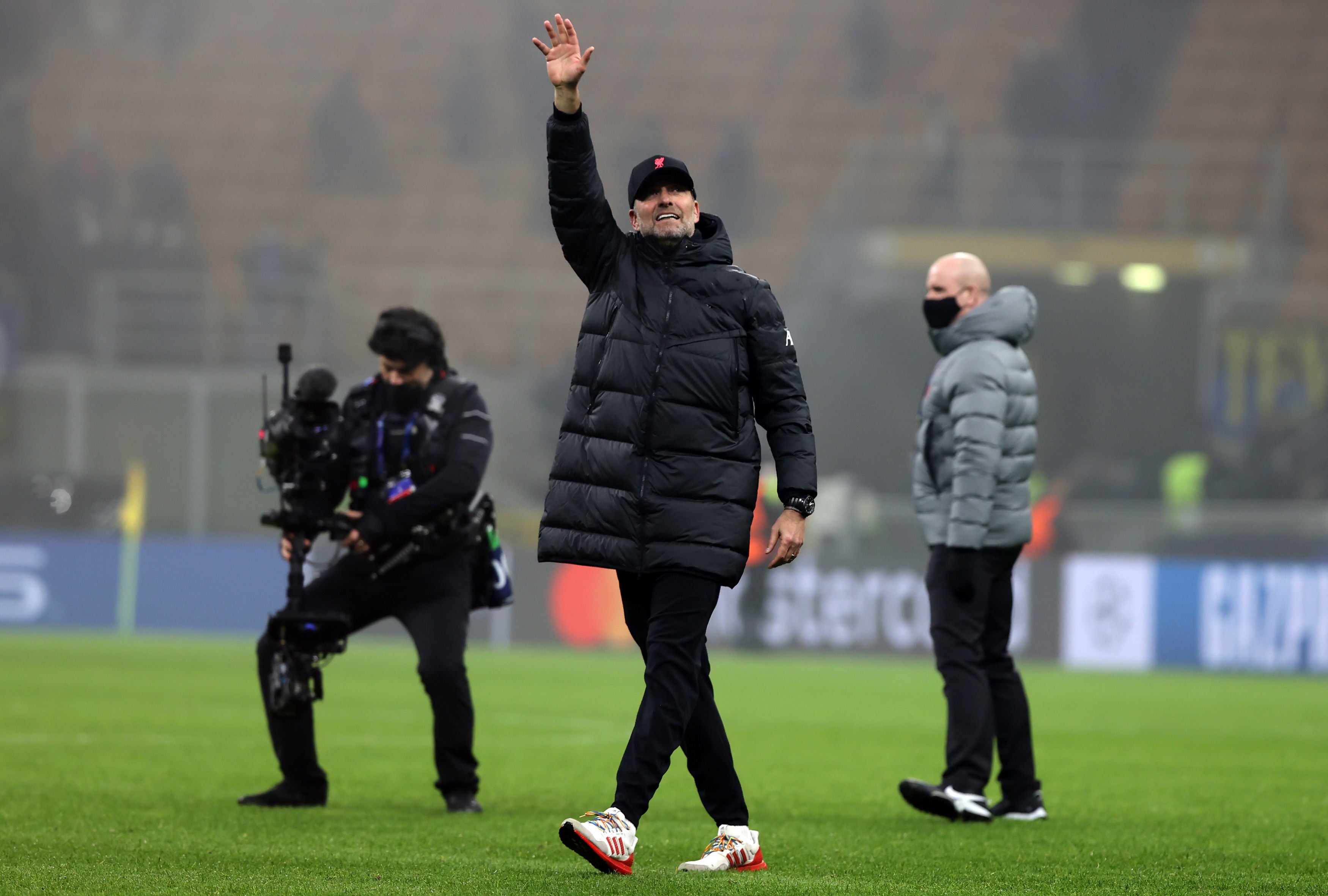 Jurgen Klopp is not ready to take it easy despite winning in Milan (Fabrizio Carabelli/PA)