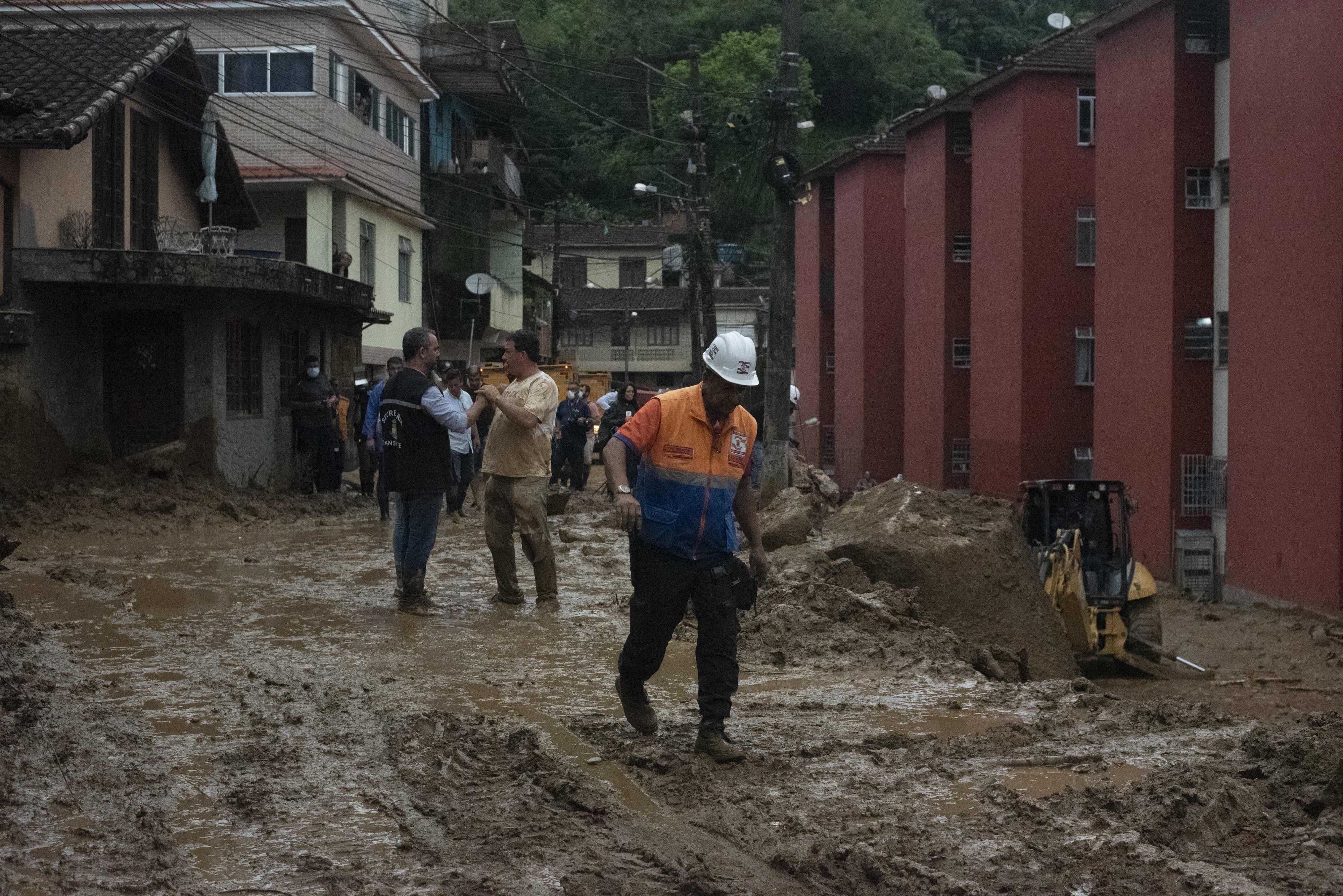 Rescue and cleaning works continue after heavy rains hit Petropolis