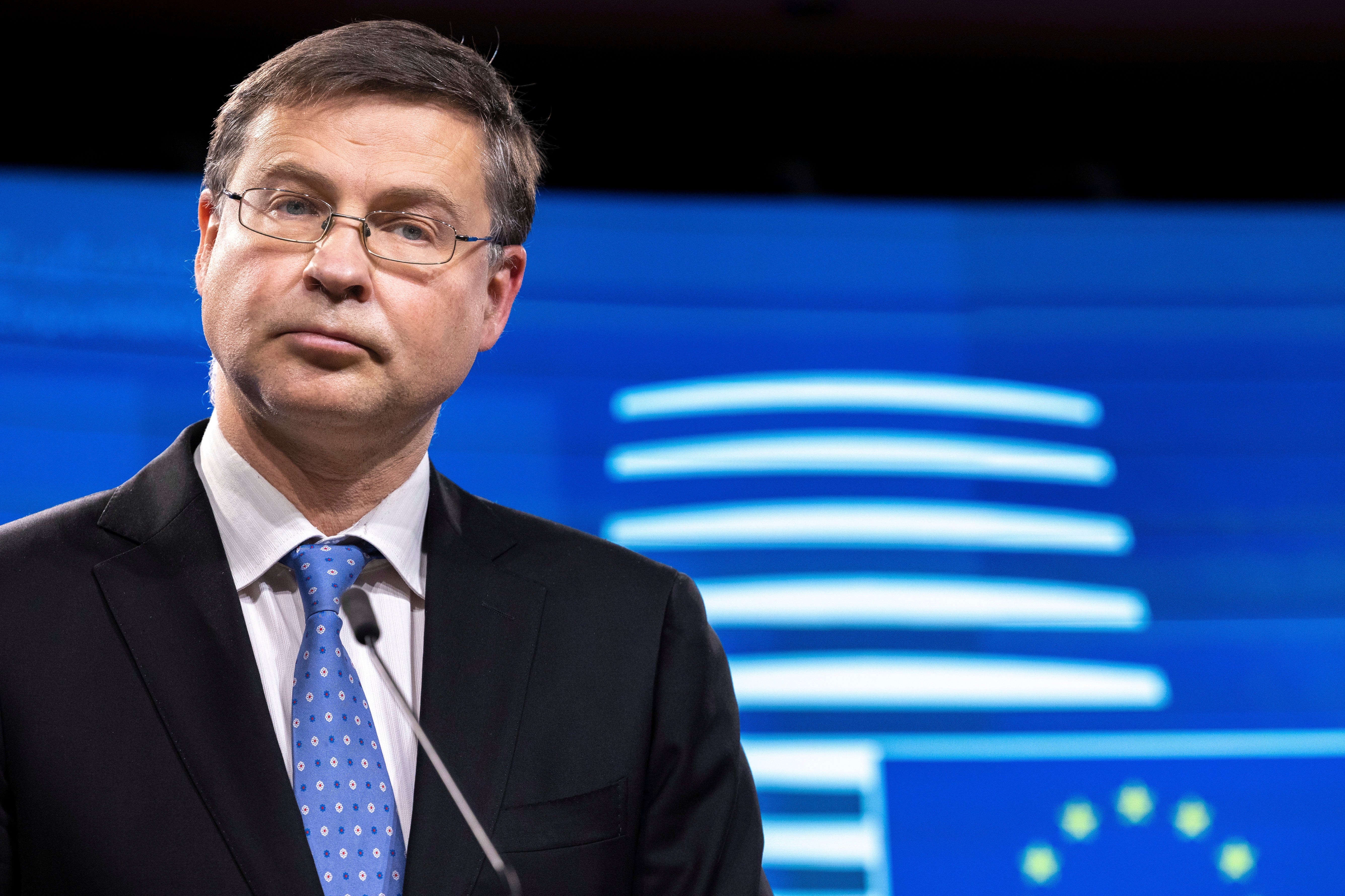 EU trade commissioner Valdis Dombrovskis