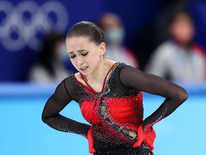 <p>Kamila Valieva returned a positive doping test in 2021 </p>