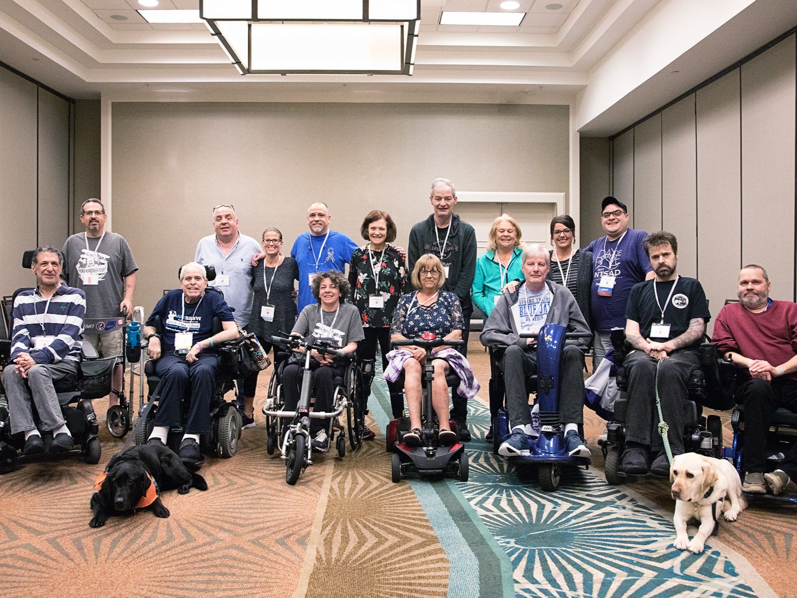 People with late onset Tay-Sachs at NTSAD’s last in-person conference before the pandemic