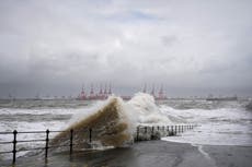 Storm Eunice: Red ‘danger to life’ warning issued for London and southeast as millions urged to stay at home