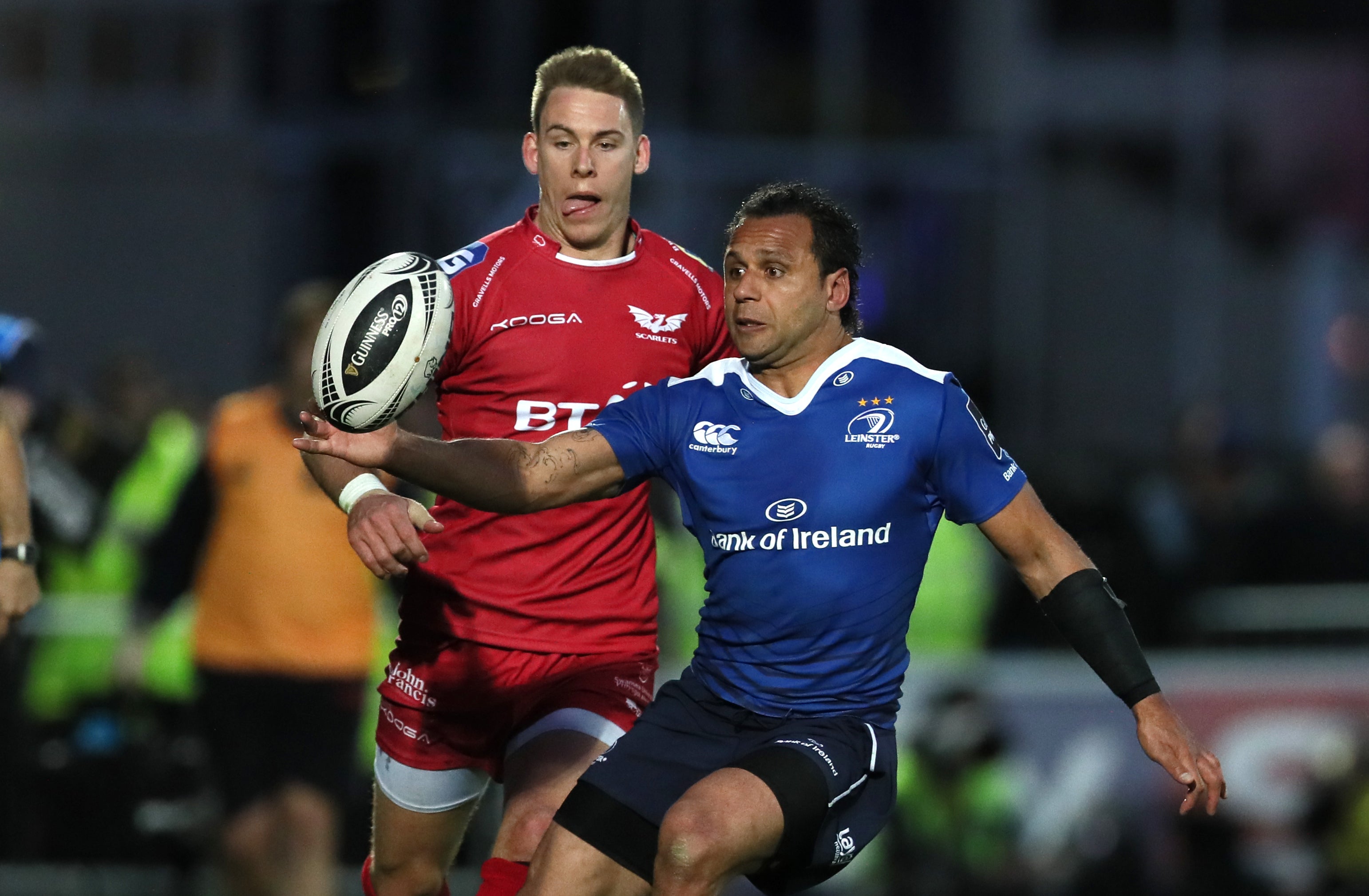 Cardiff-bound Liam Williams (left) has seen his relationship with some Scarlets supporters turn sour (Brian Lawless/PA)