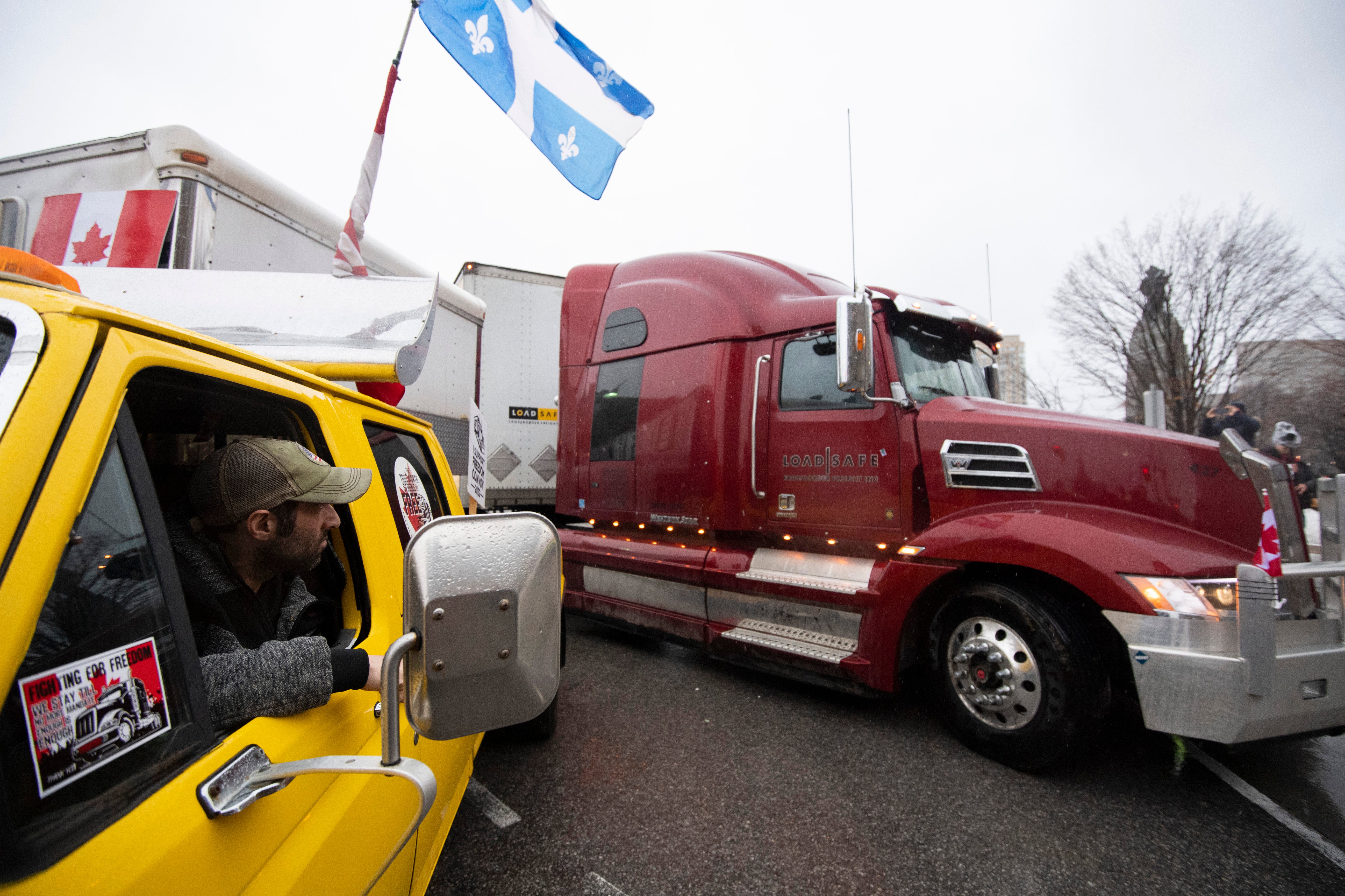 Virus Outbreak Canada Protests