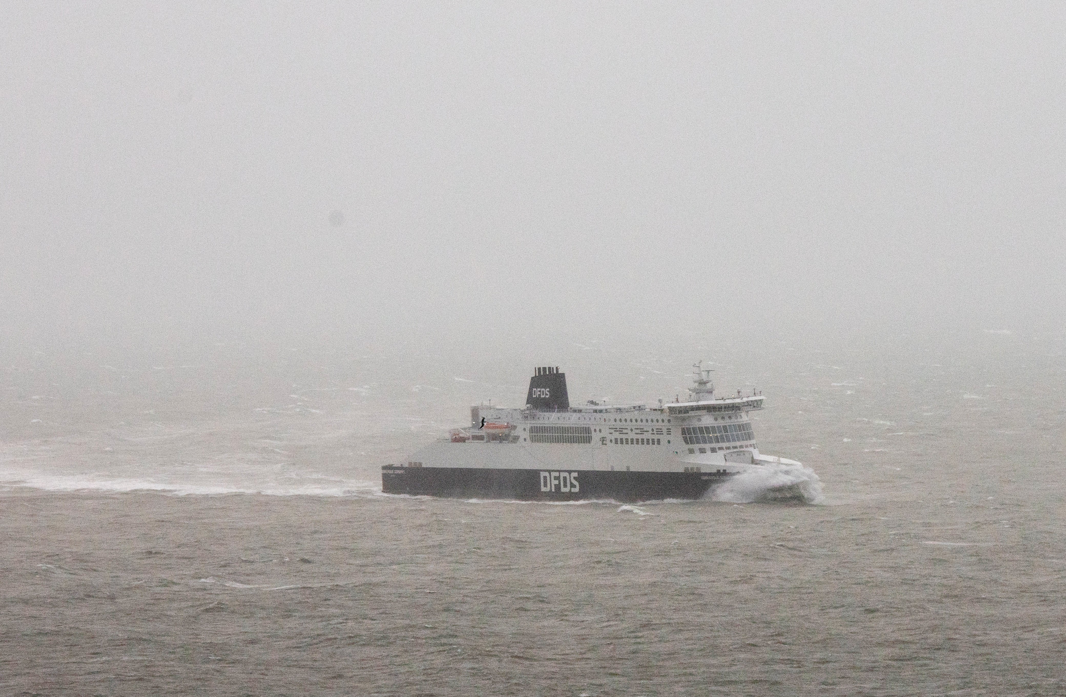 Ferry services have also been affected by the storm