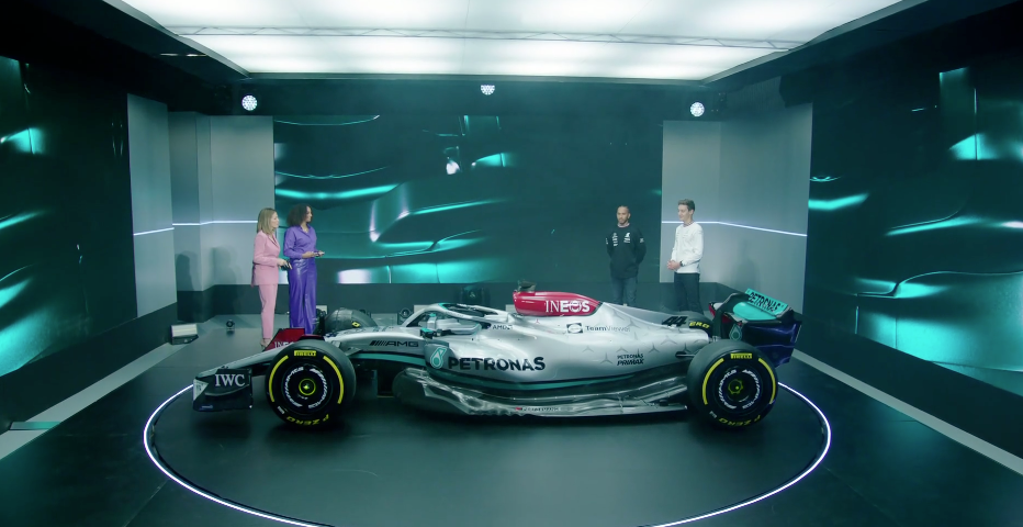 Mercedes unveil new car for 2022 season