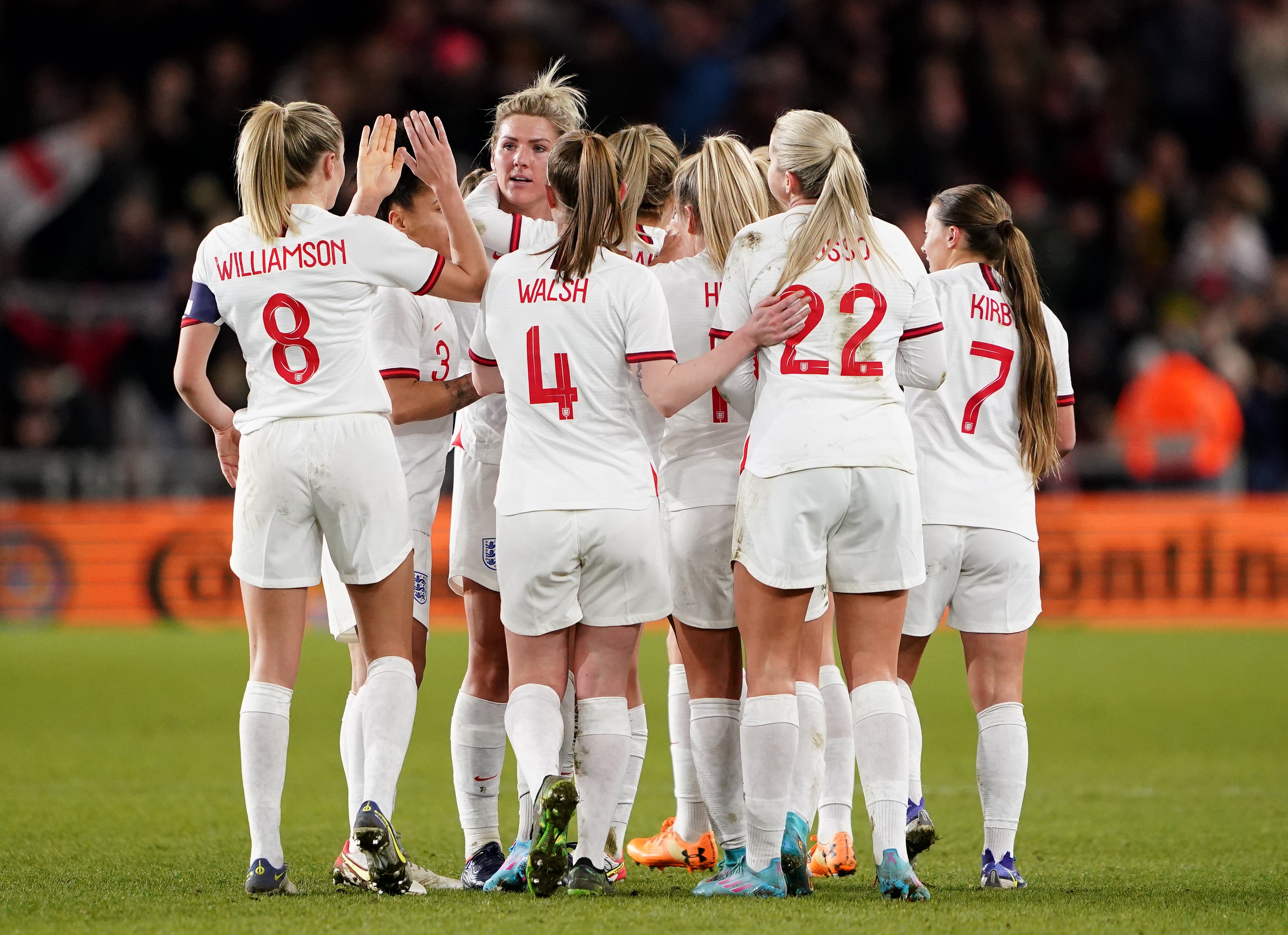 England kicked off their Arnold Clark Cup campaign with a 1-1 draw against Canada (Zac Goodwin/PA)