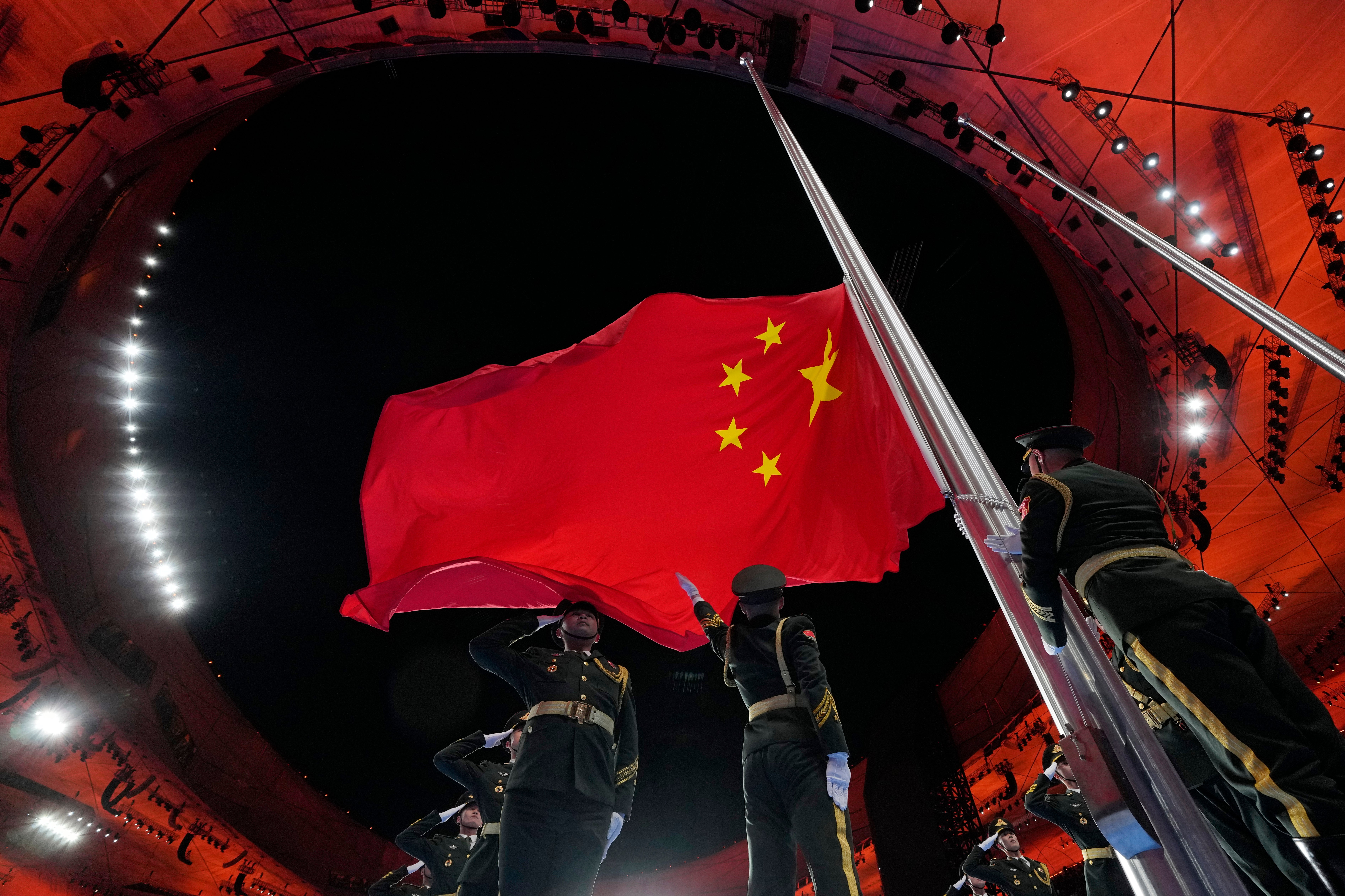 Beijing Olympics Flags Photo Gallery