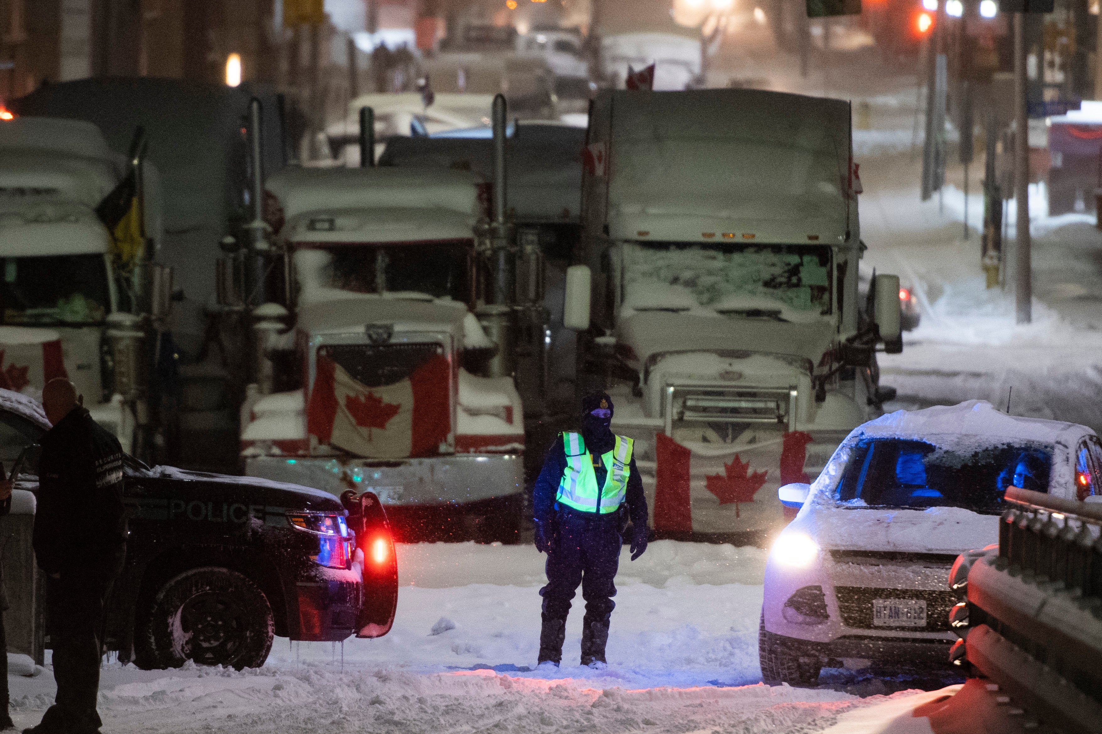 Virus Outbreak Canada Protests