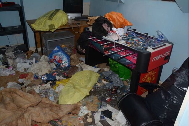 The attic room where Matthew Langley was discovered