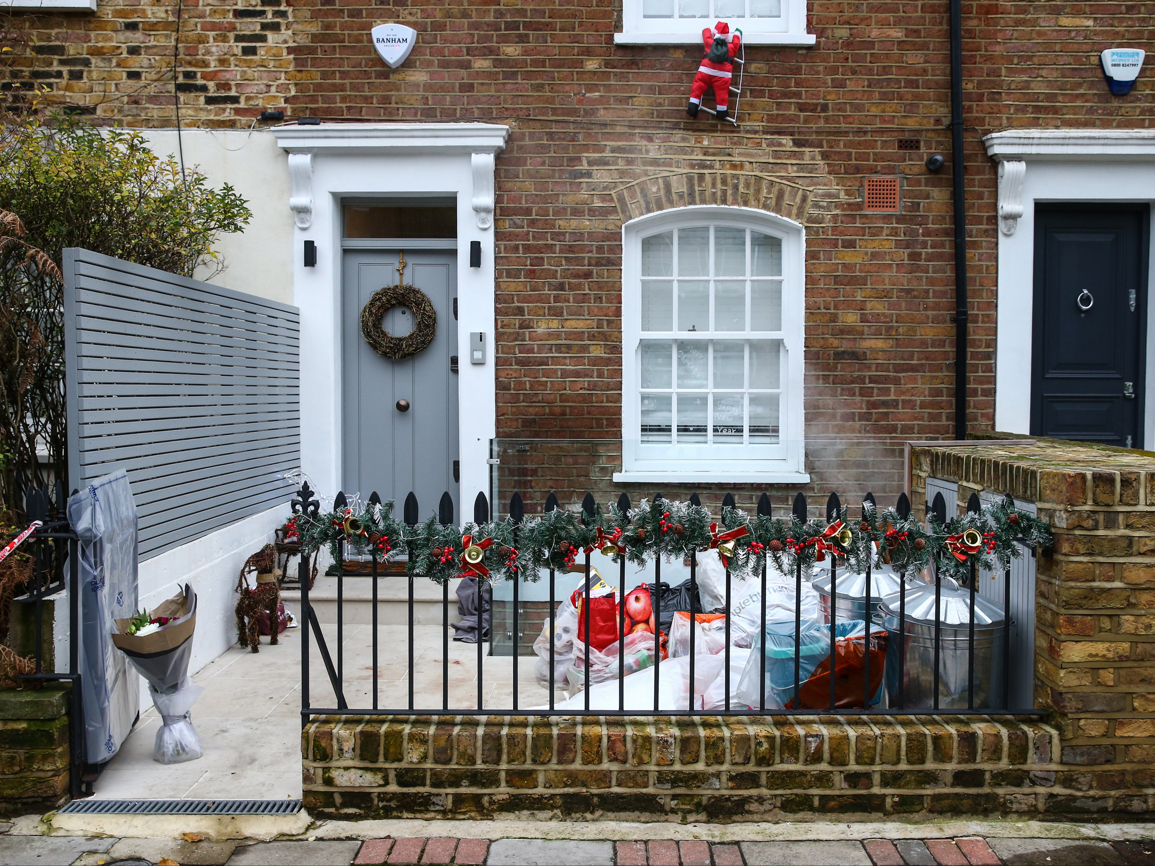 Beqiri was murdered outside his home (pictured) in southwest London