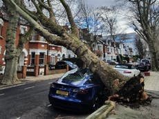 Storm Eunice: Four dead as worst storm in a generation leaves trail of destruction