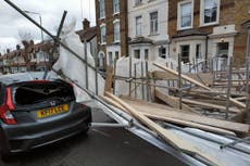 Many rail lines still closed as Storm Eunice disruption continues