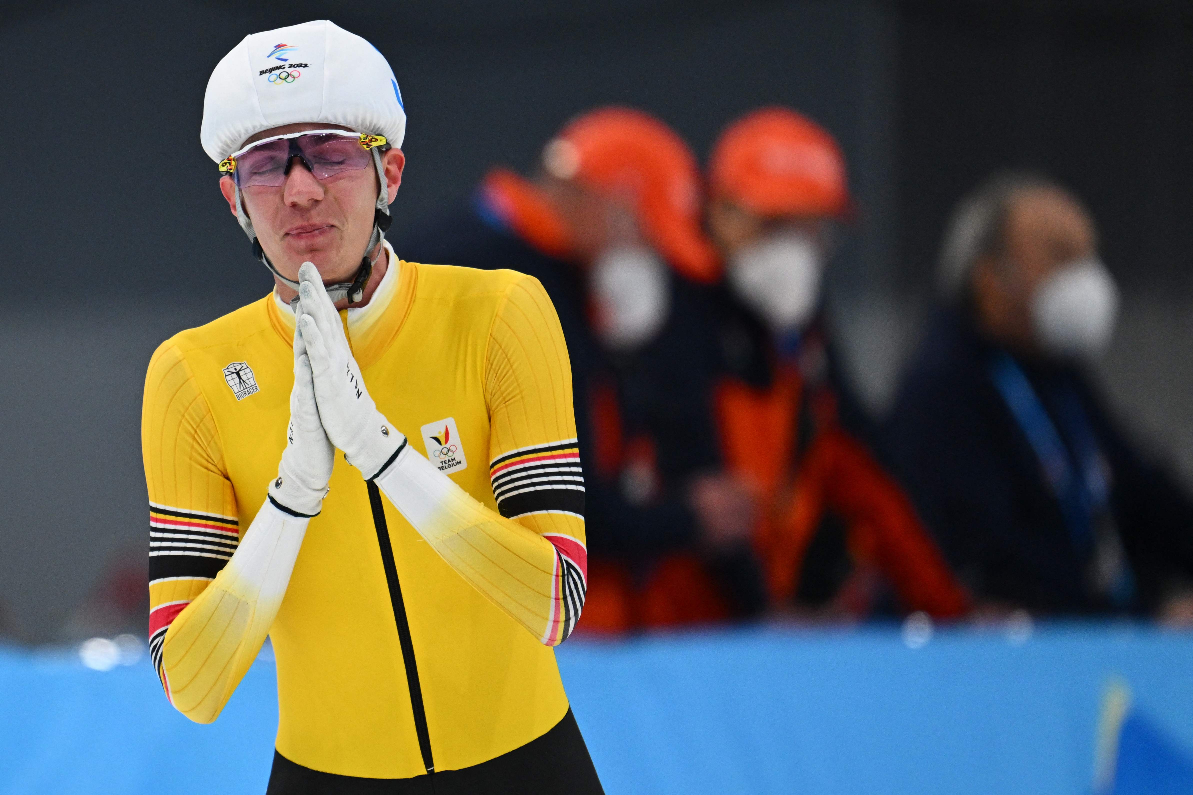 Belgium’s Bart Swings celebrates