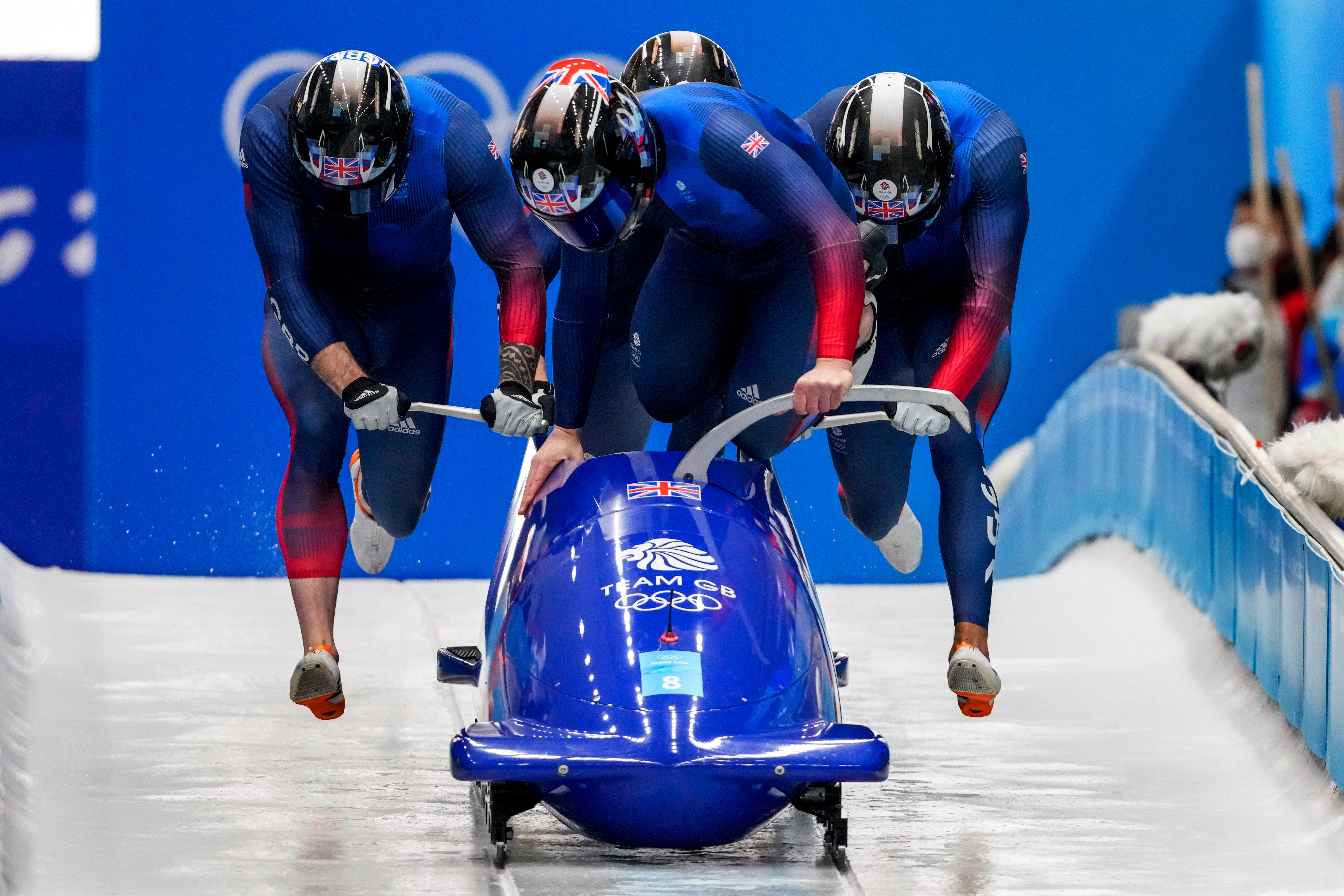 APTOPIX Beijing Olympics Bobsleigh