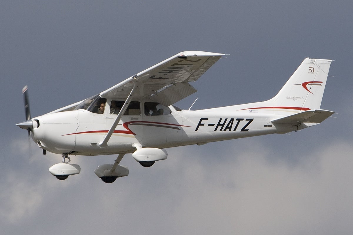 A picture of a Cessna 172 model (file photo)