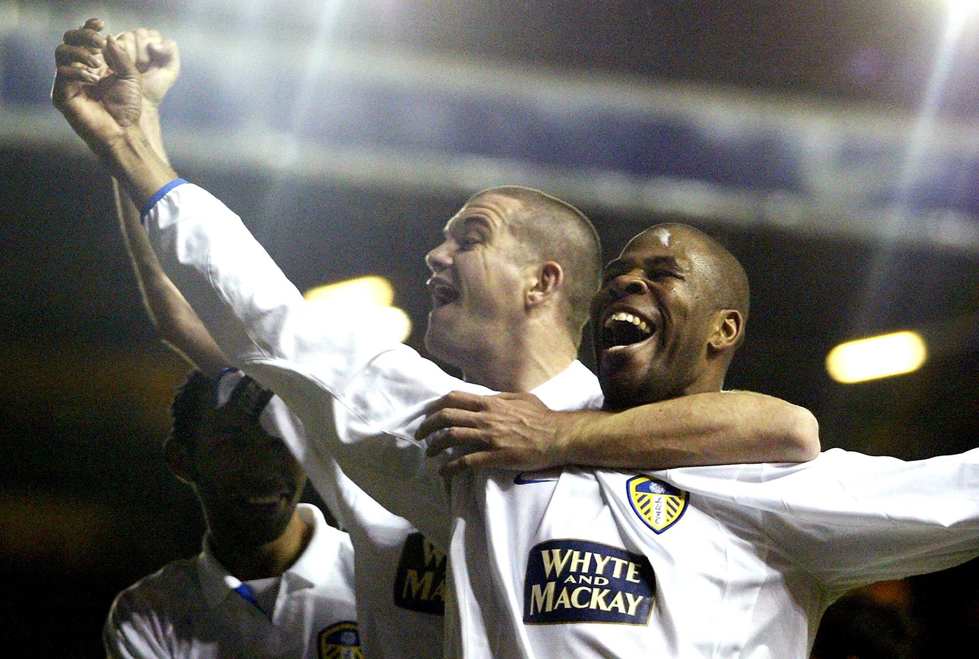 Dominic Matteo (left) spent four seasons at Leeds in the Premier League (Gareth Copley/PA)