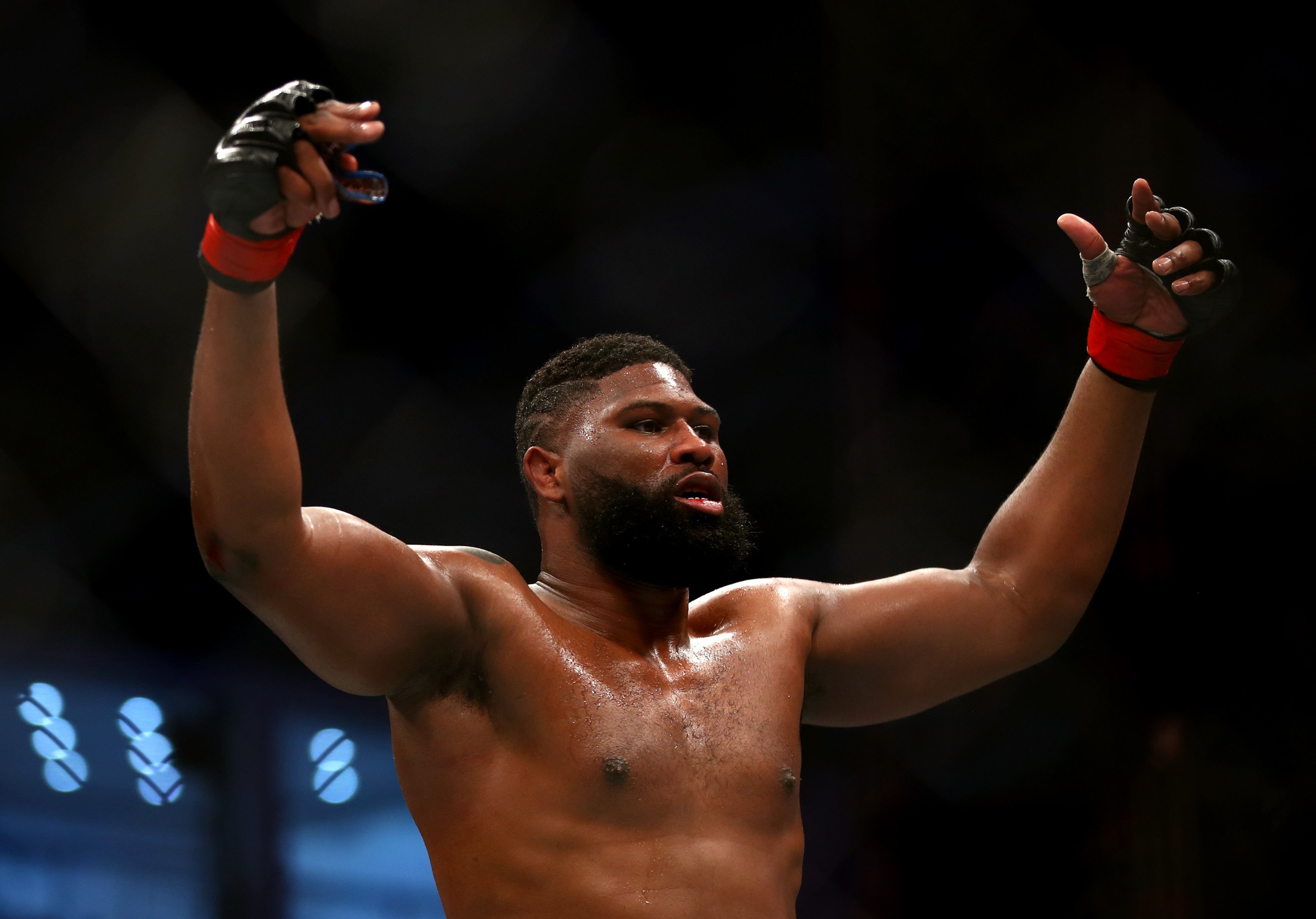 Curtis Blaydes is an elite wrestler with heavy hands