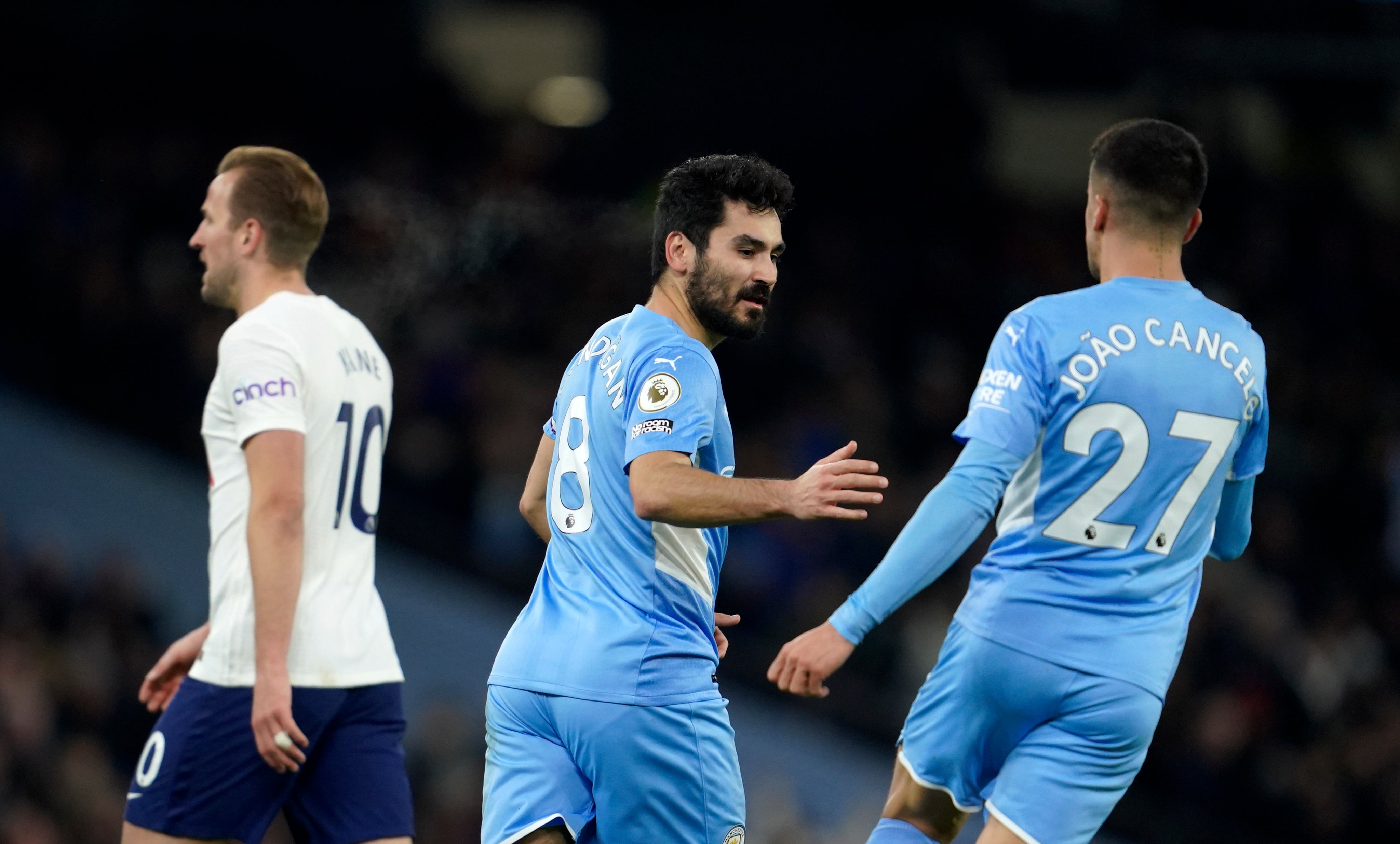 Gundogan celebrates his equaliser