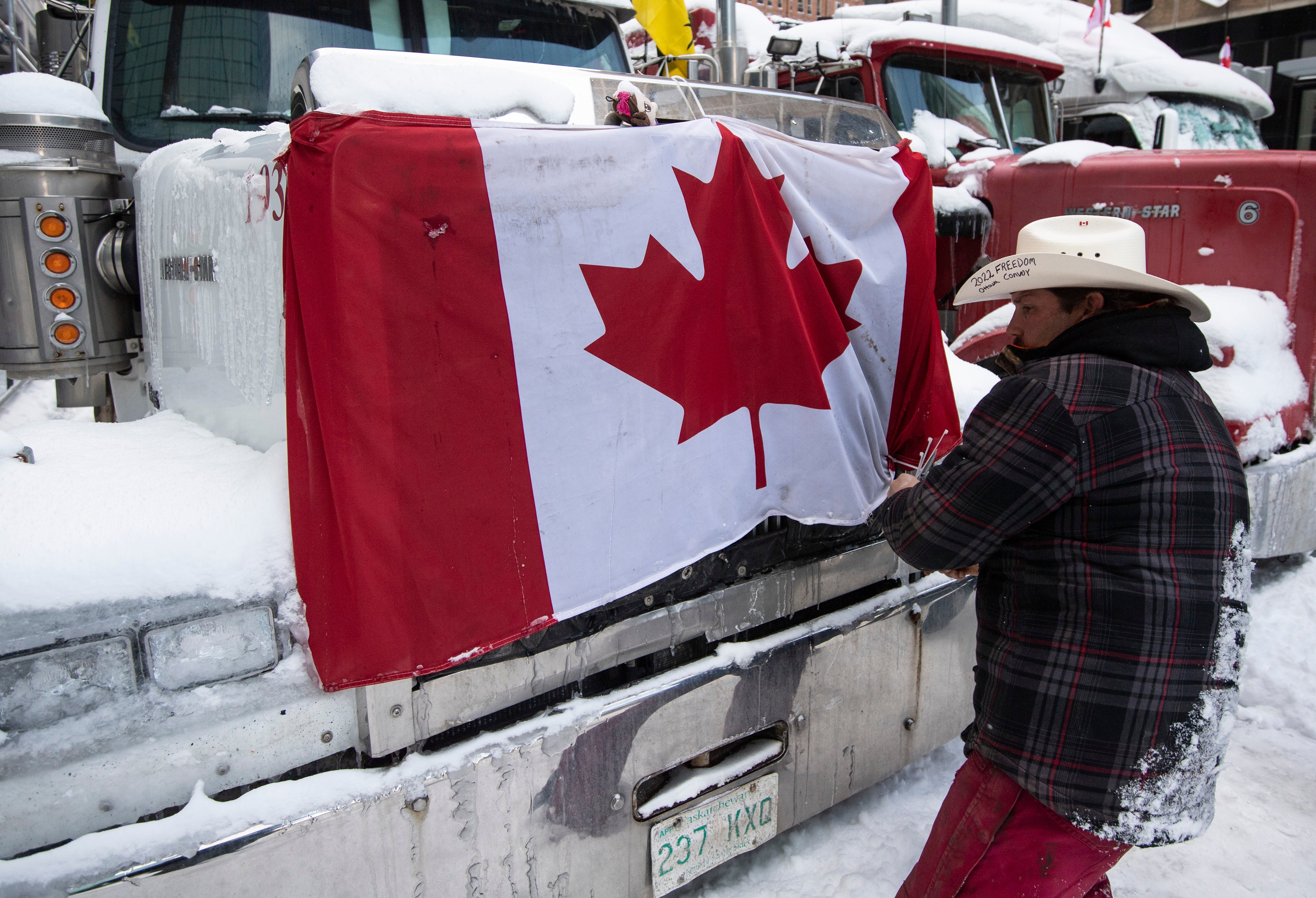 Virus Outbreak Canada Protests