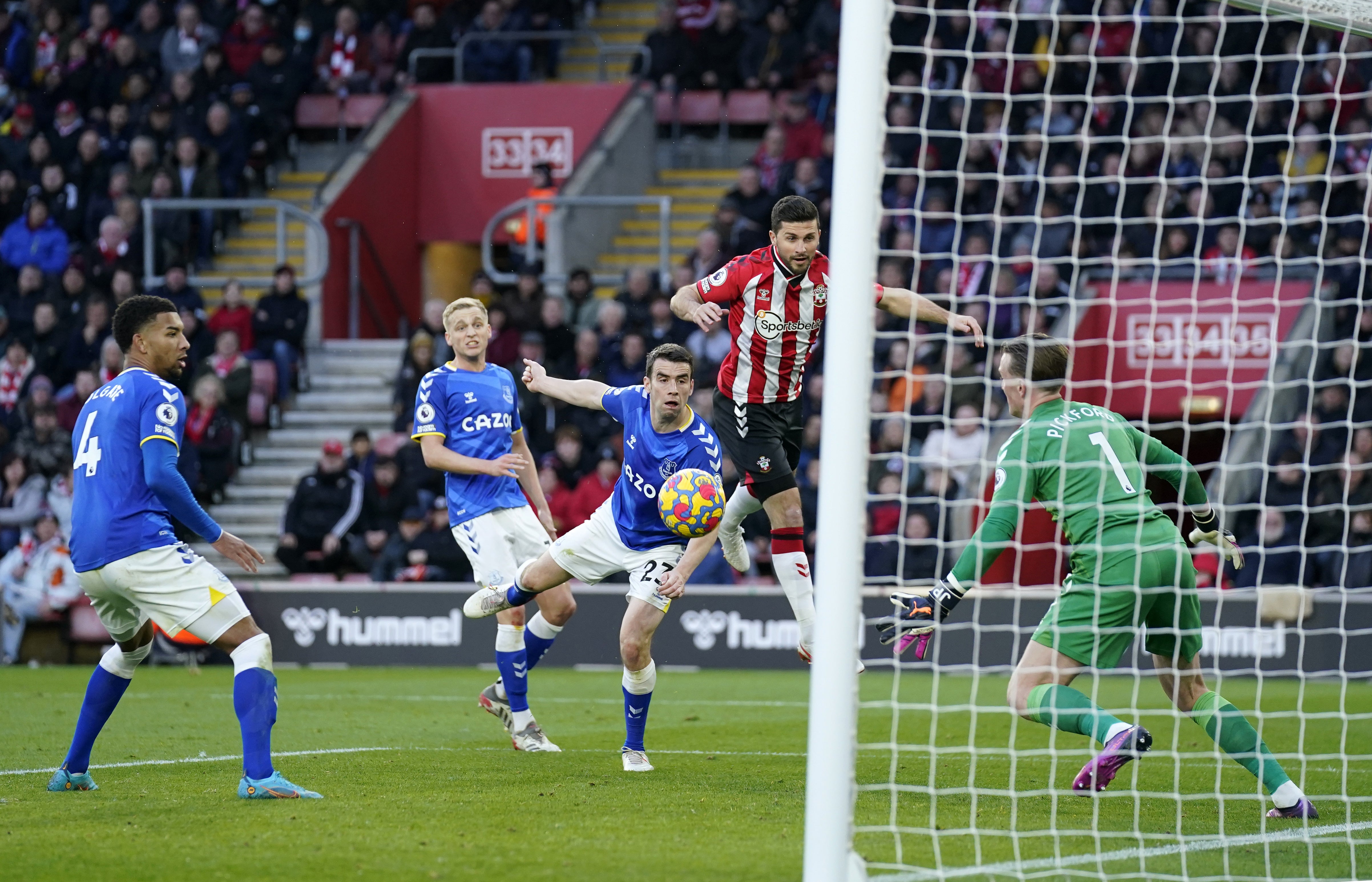 Southampton’s Shane Long scores (Andrew Matthews/PA)