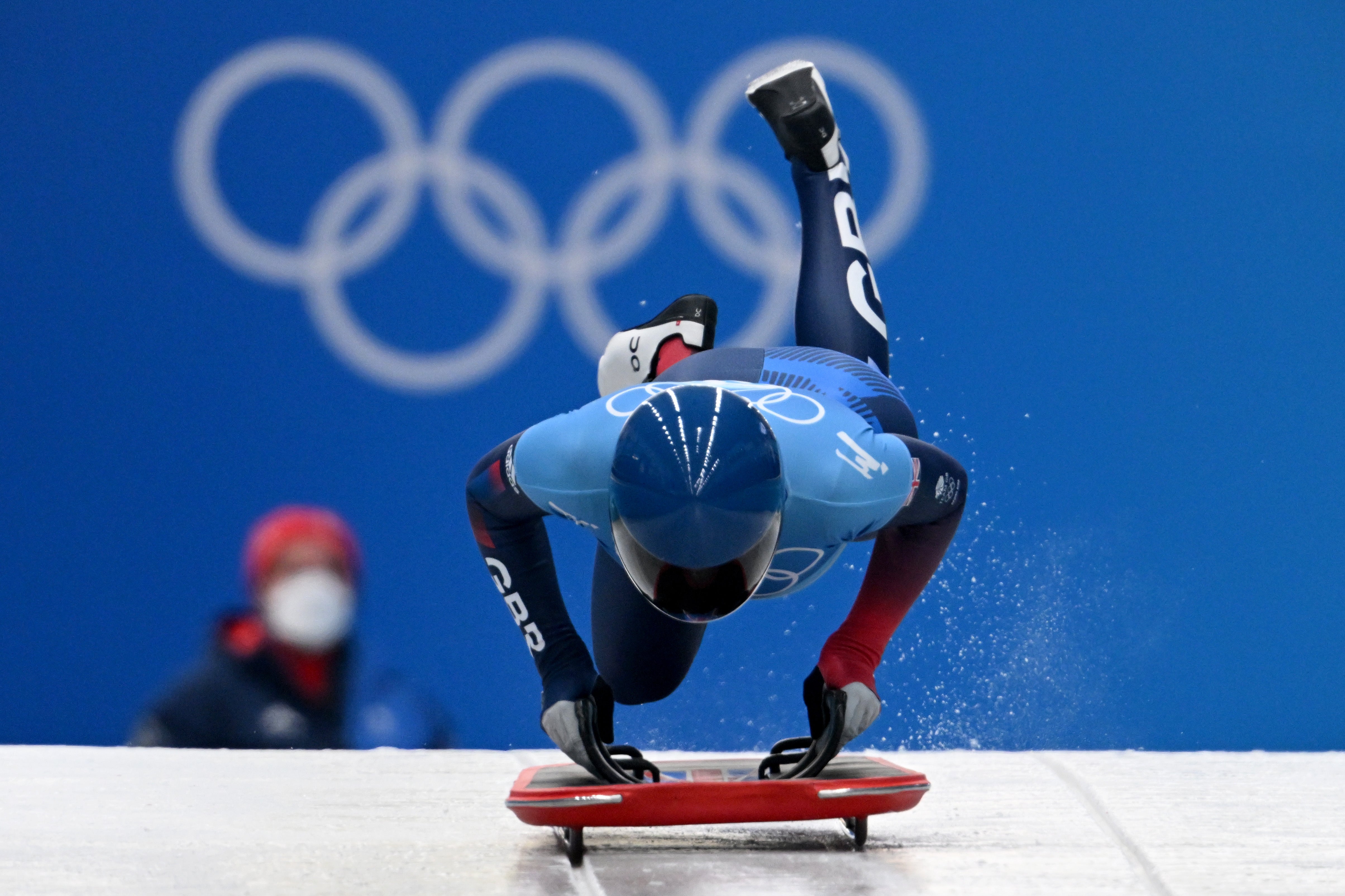 Laura Deas was one of four skeleton sliders to disappoint (Andrew Milligan/PA)