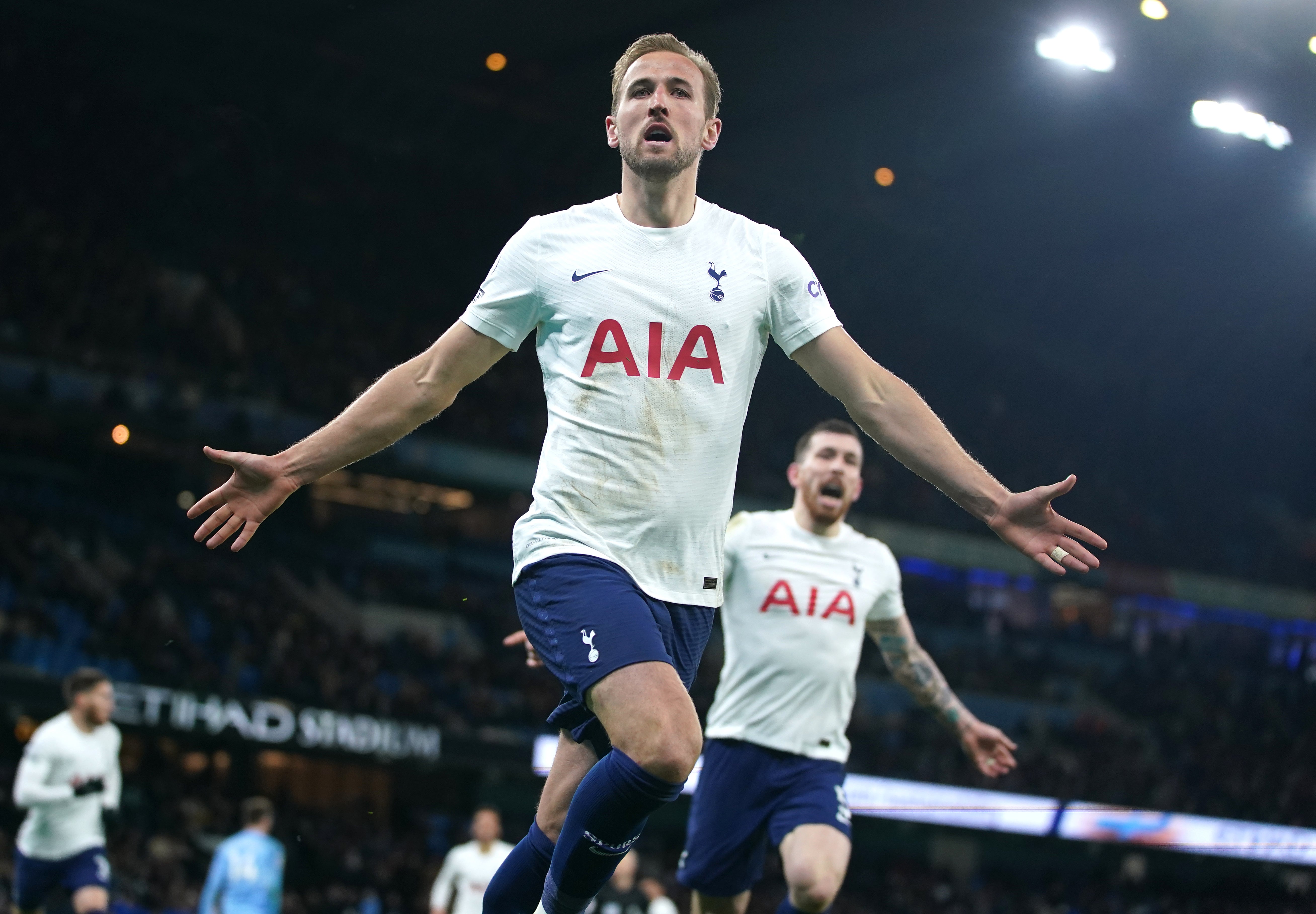 Harry Kane clinched a vital victory at Manchester City (Mike Egerton/PA)