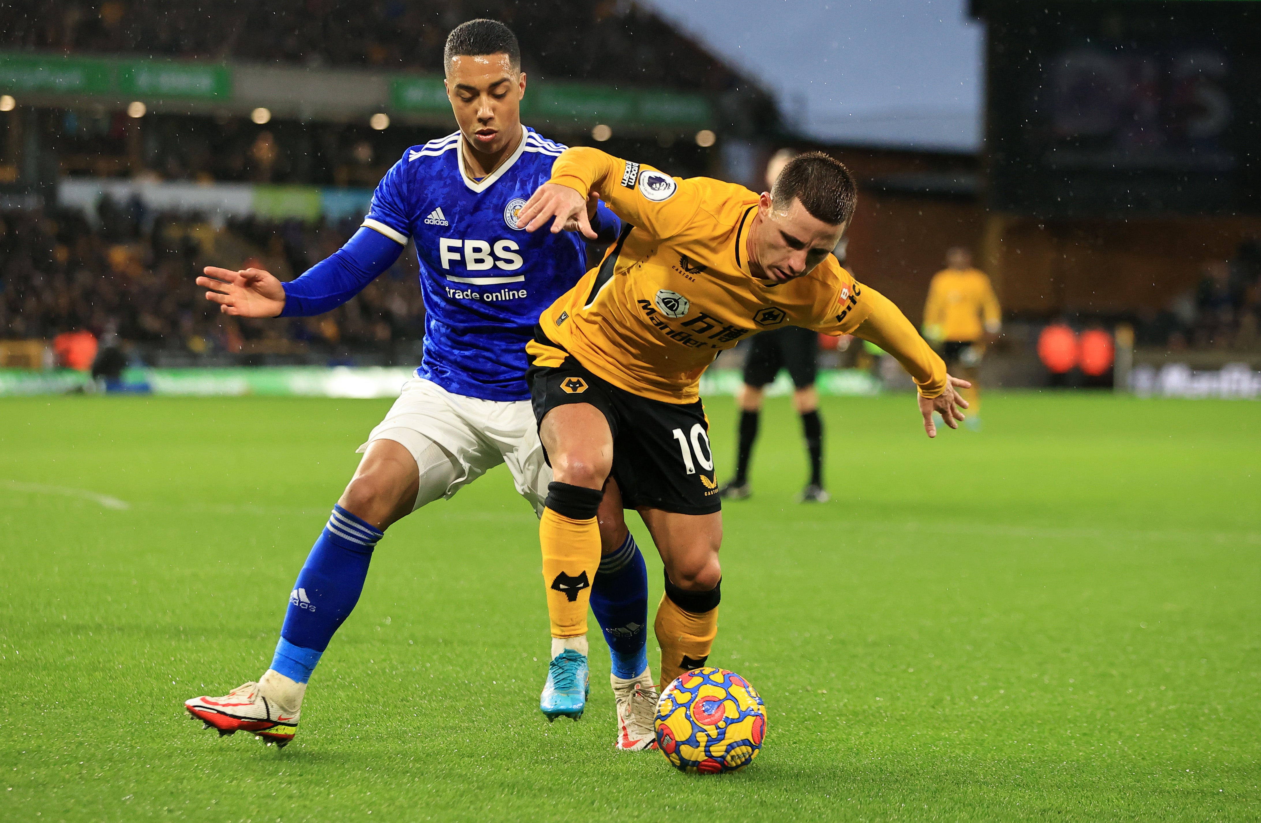 Youri Tielemans struggled against Daniel Podence