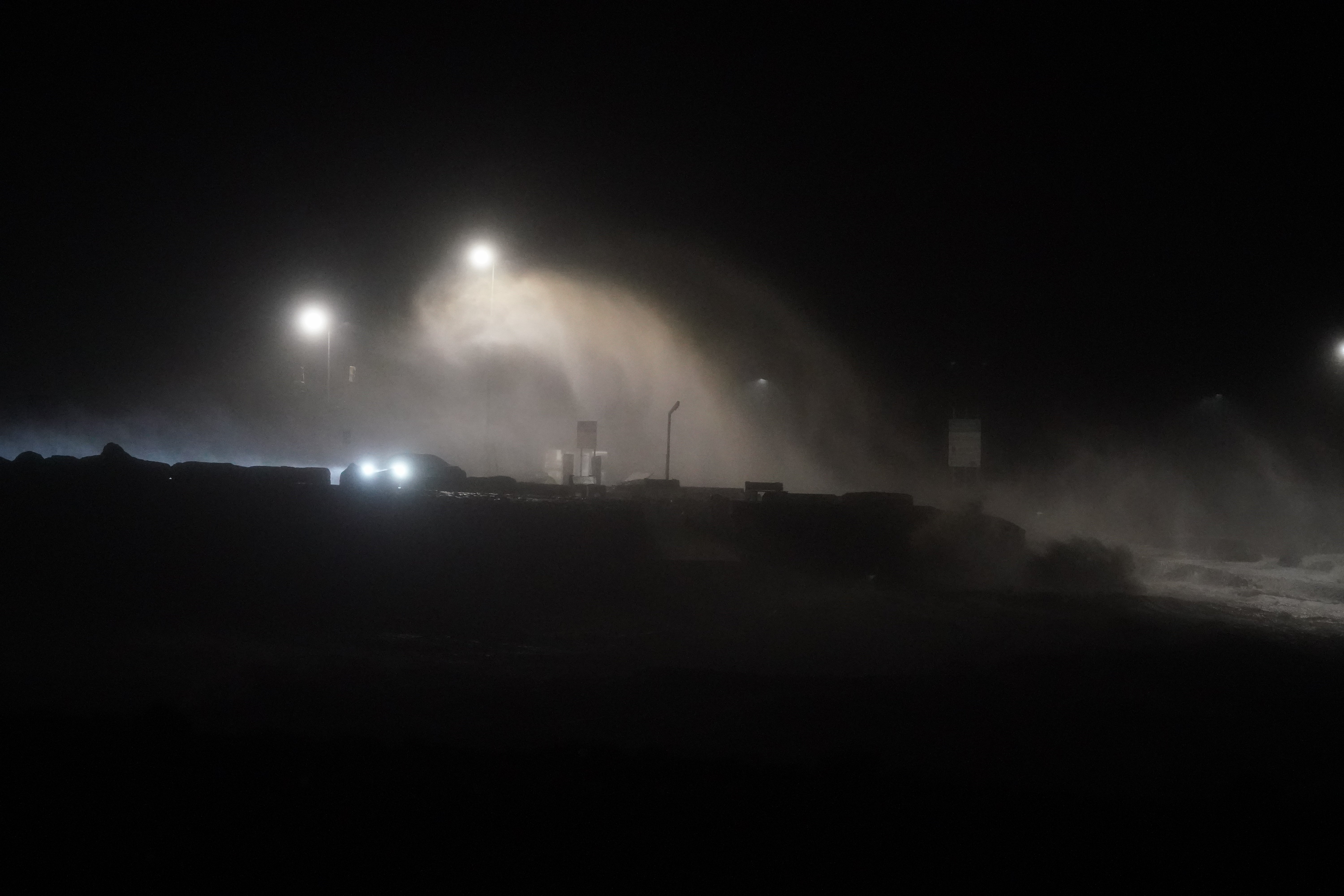 Nearly 30,000 homes and businesses are without power after Storm Franklin hit the island of Ireland (Niall Carson/PA)