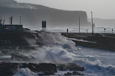 Storm Franklin batters UK with high winds and flooding, causing rush-hour delays