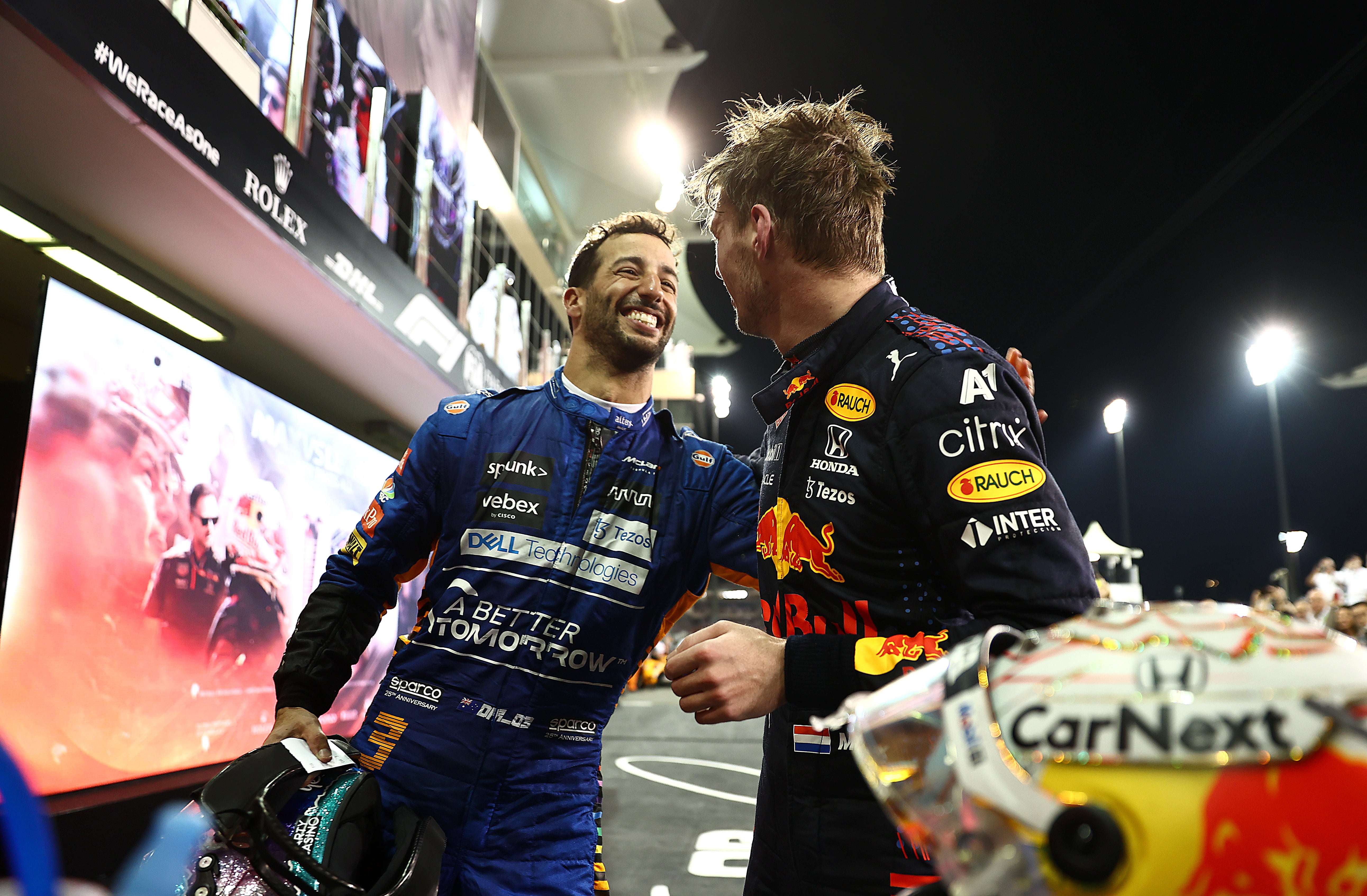 Ricciardo and Verstappen were teammates at Red Bull