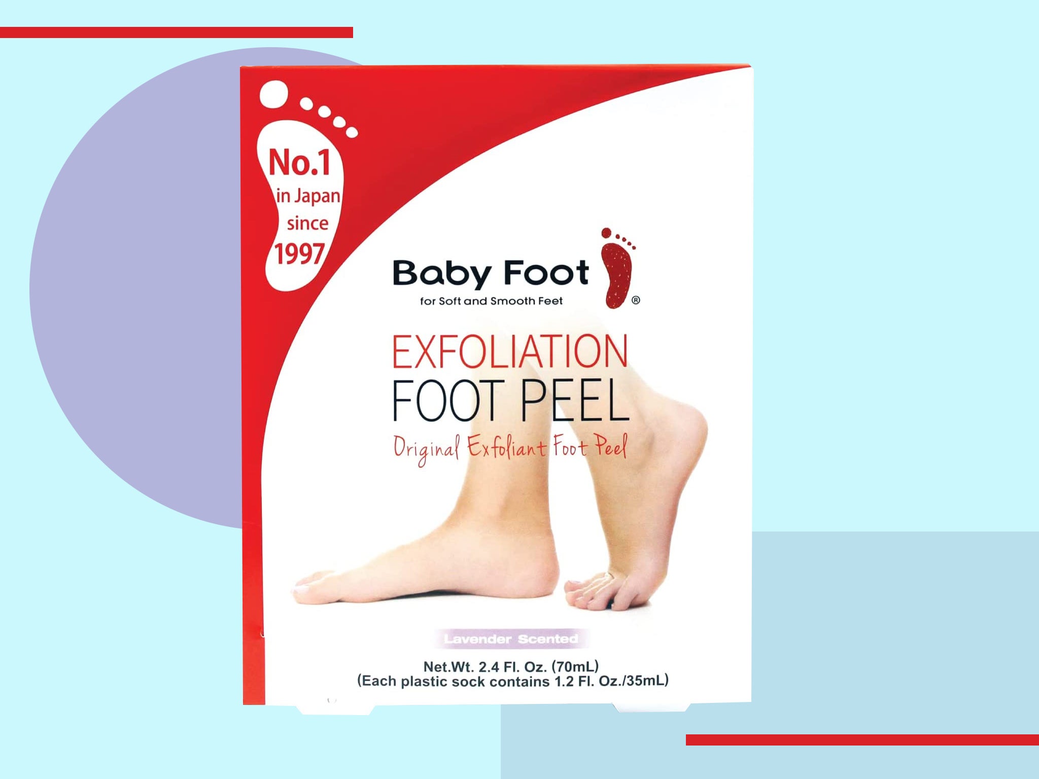 Lactic and salicylic acid trigger a flaking process that left our tootsies feeling smooth and less cracked