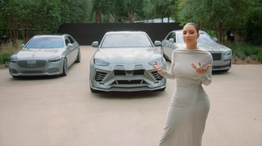 Kardashian’s cars are grey to match her house