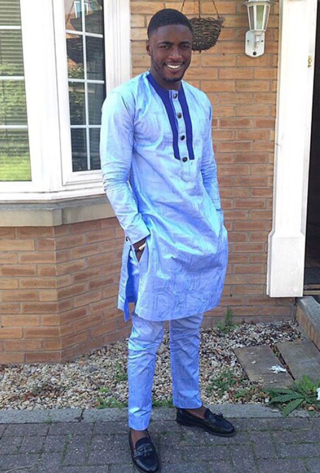 Abraham Badru was gunned down next to his AMG Mercedes after pulling up near his home in Hackney, east London, on March 25 2018 (Handout/PA)