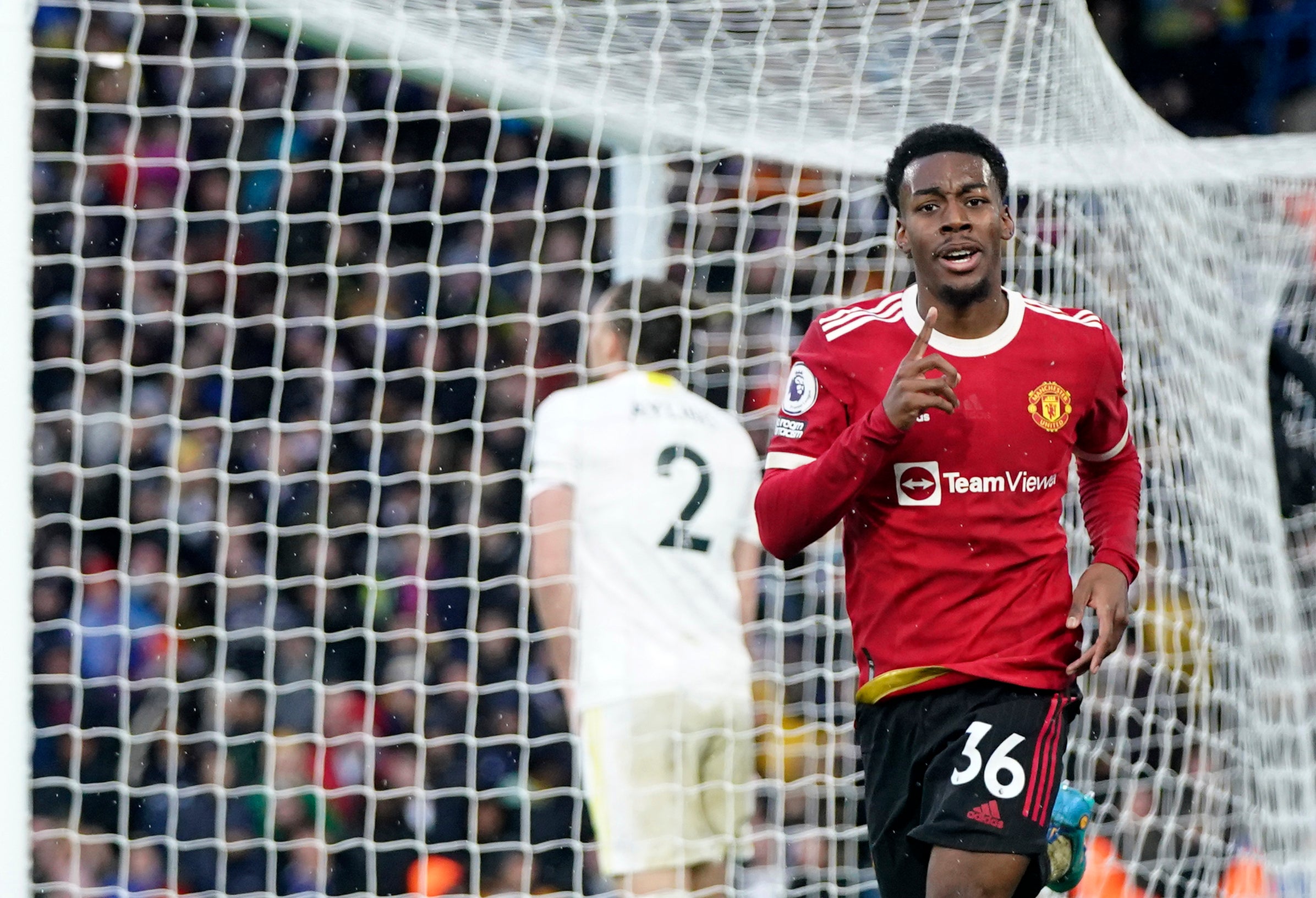 Anthony Elanga’s late goal sealed the win for Manchester United