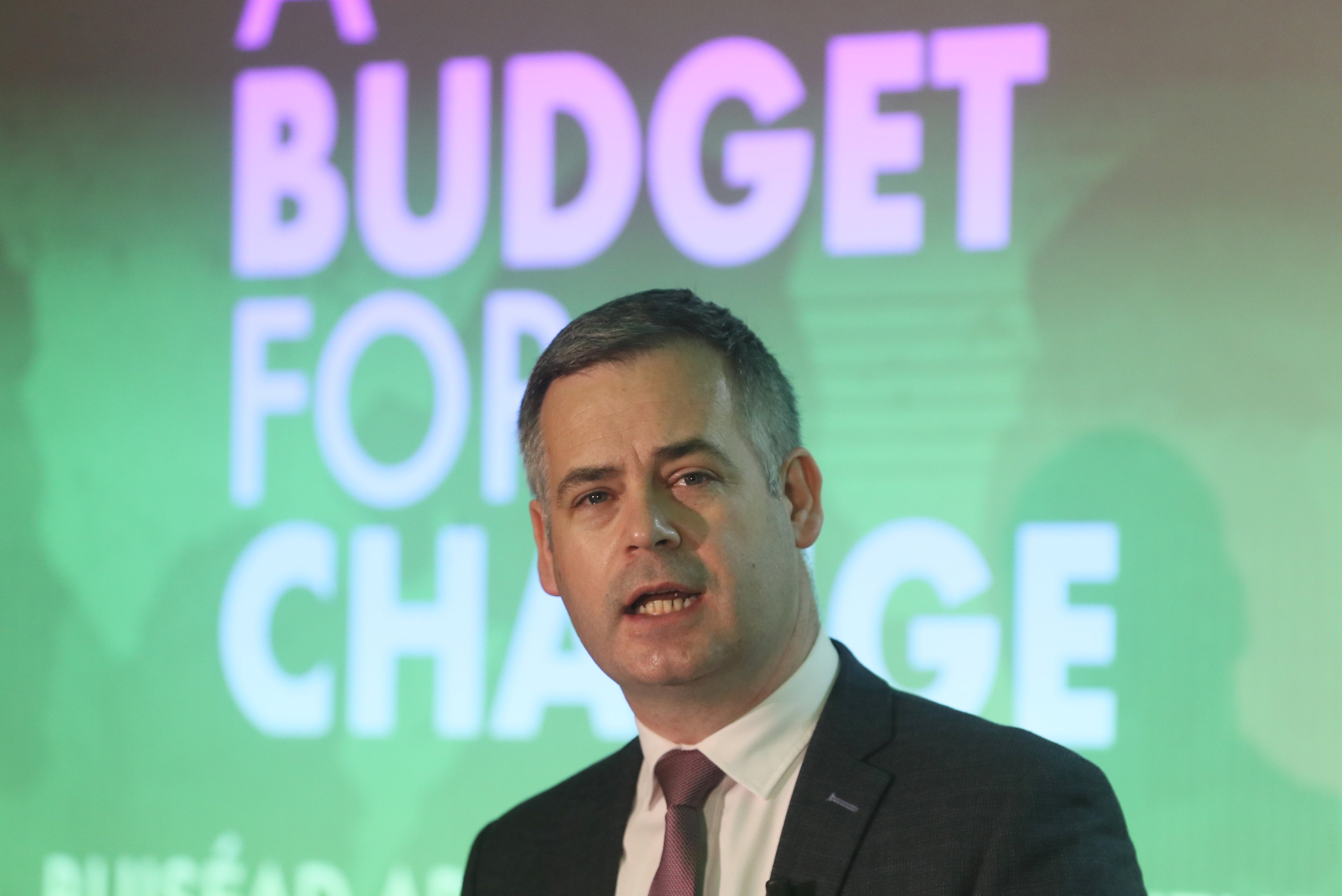 Sinn Fein spokesperson on Finance Pearse Doherty spoke to the IIEA on Monday (Brian Lawless/PA)