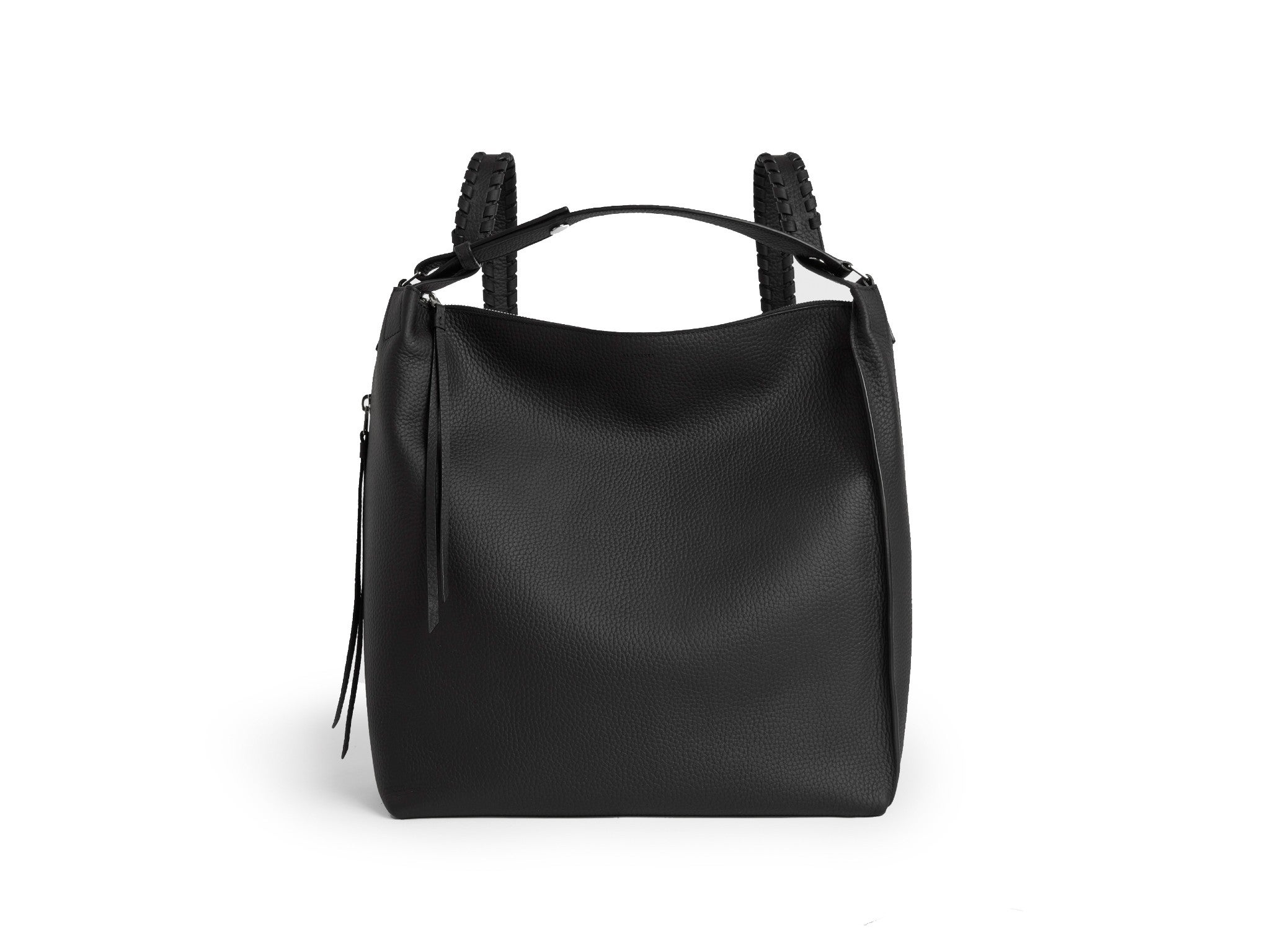 All Saints Kita 2-in-1 leather backpack indybest