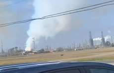 Explosion sparks massive fire at oil refinery in Louisiana’s ‘cancer alley’