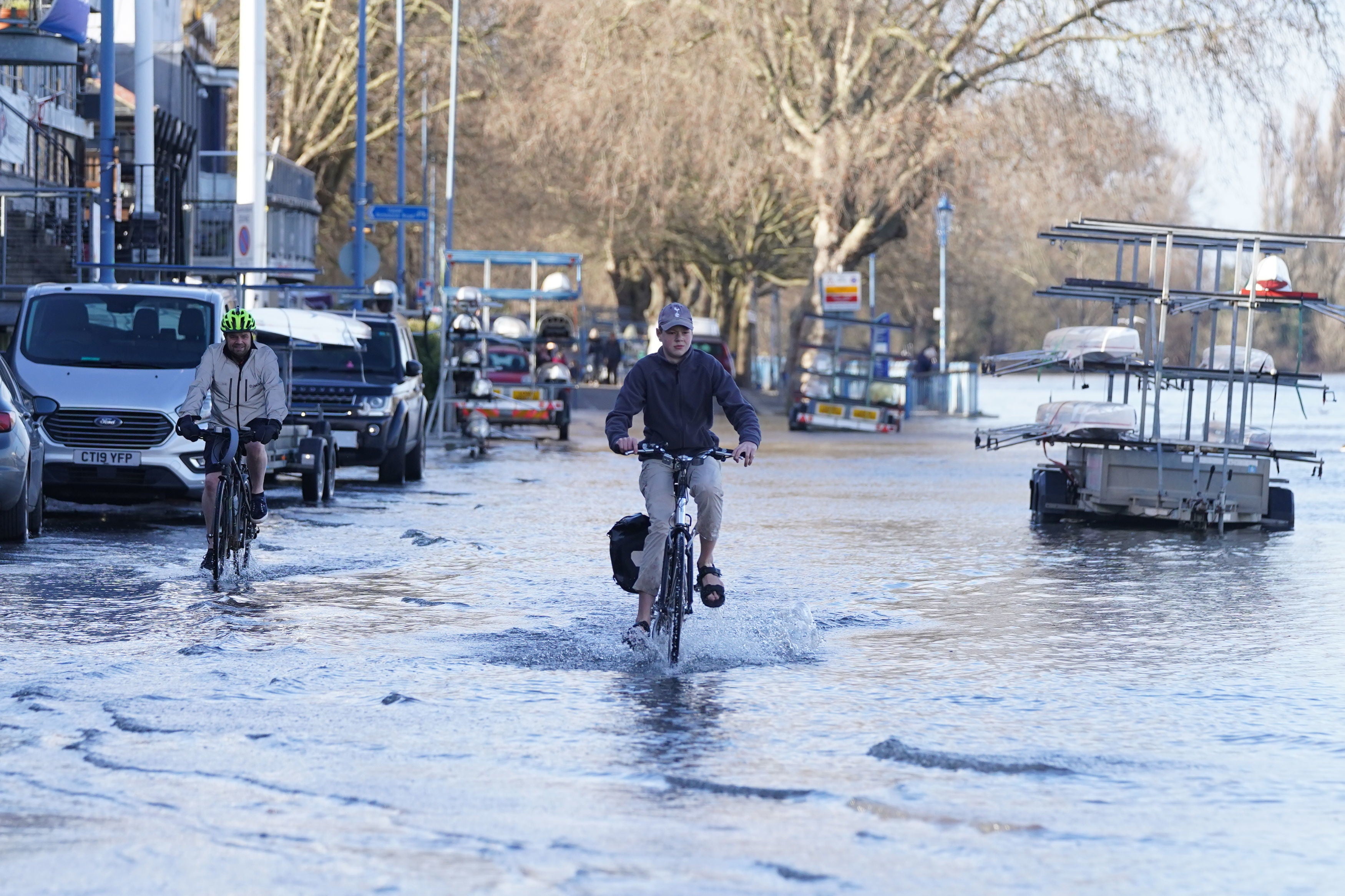 Storm Dudley swept through the UK in February