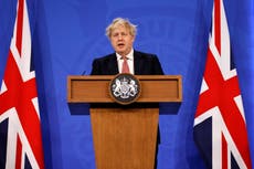 Covid news – live: ‘Not a day to declare victory’ over virus, Boris Johnson says after ending all restrictions old
