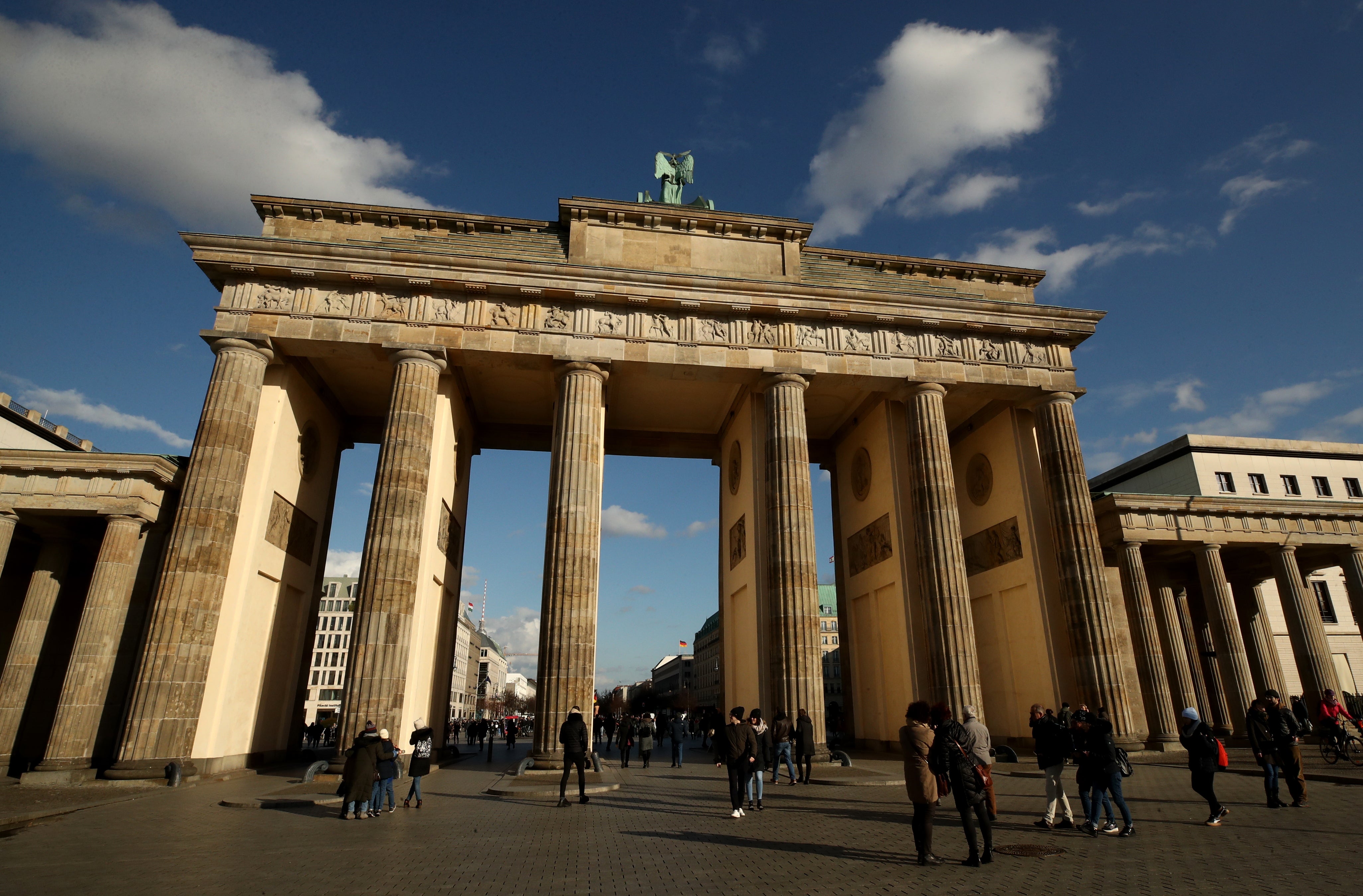 Micheal Martin is visiting the German Chancellor in Berlin (Tim Goode/PA)