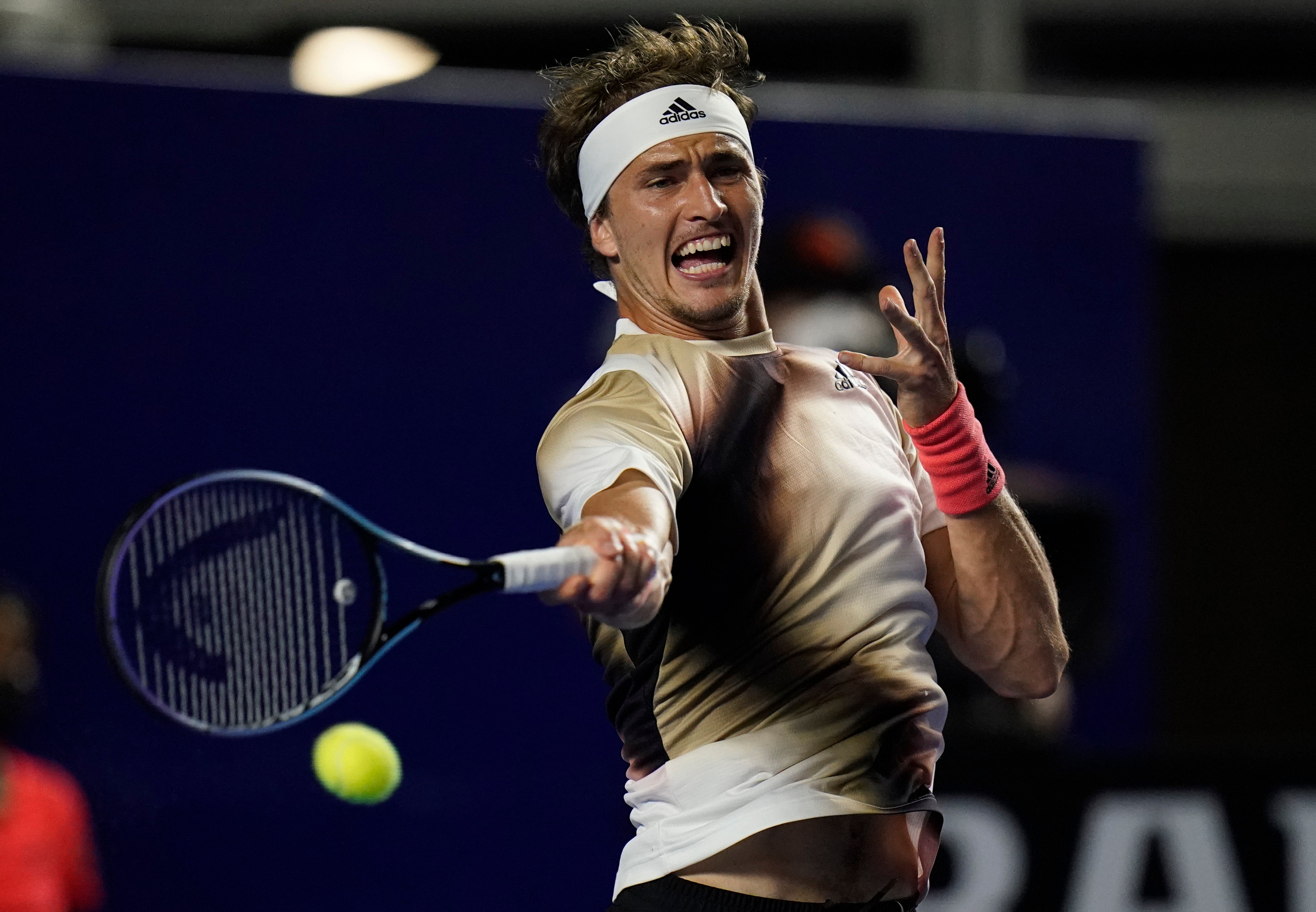 Alexander Zverev was embroiled in an overnight battle in Acapulco (Eduardo Verdugo/AP)