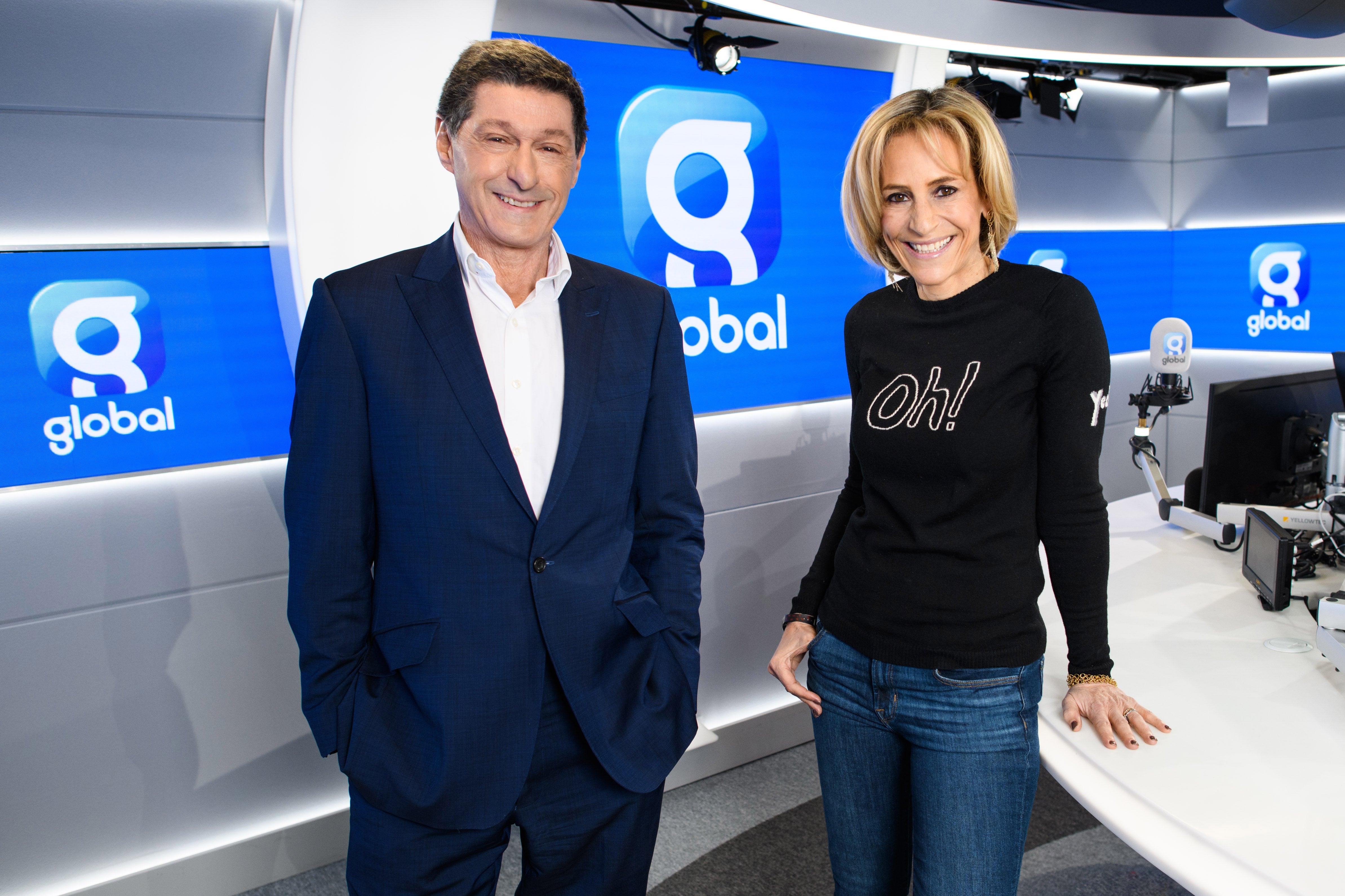 Emily Maitlis and Jon Sopel (Global/PA)