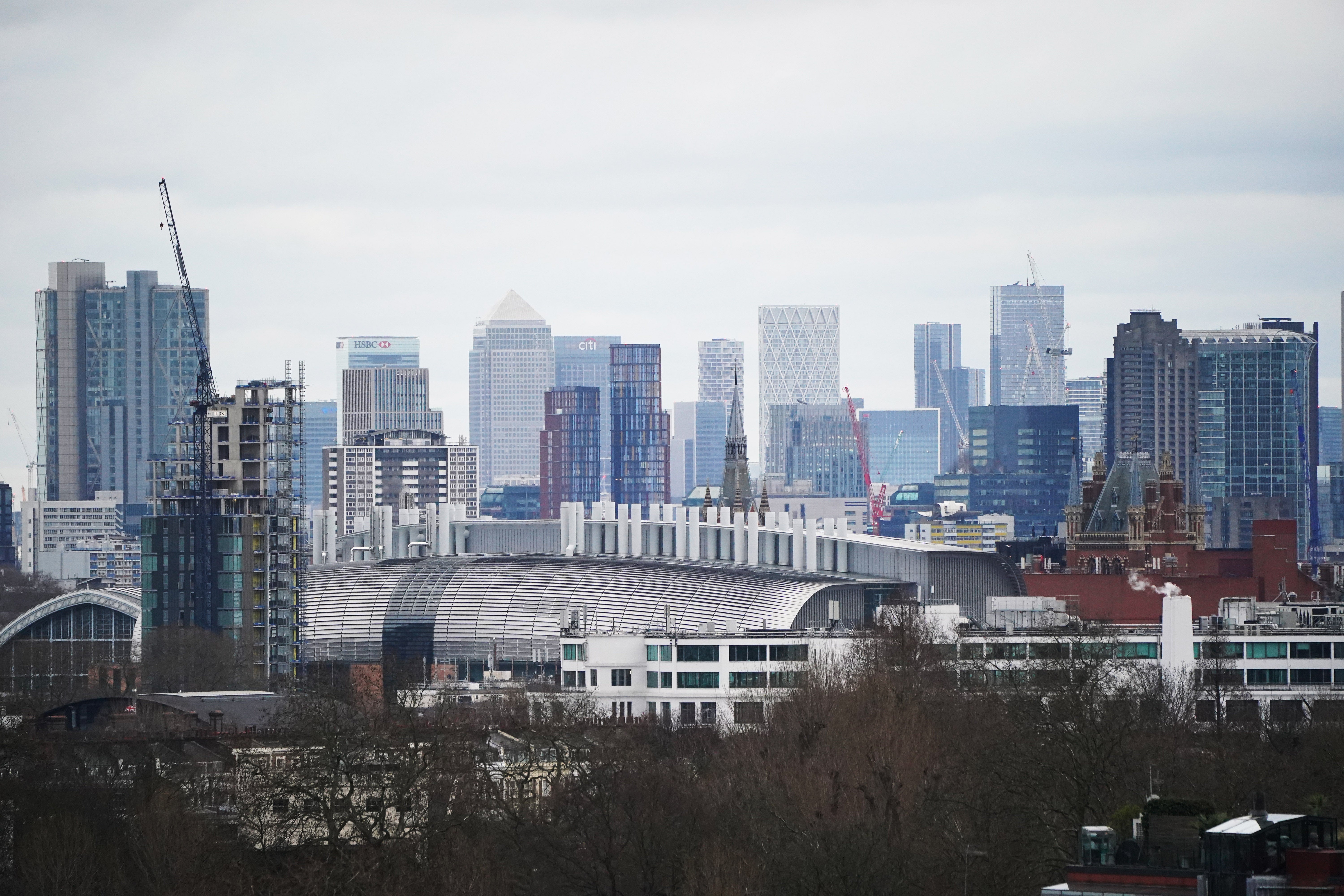 Shares in London closed up on Tuesday. (Jonathan Brady/PA)