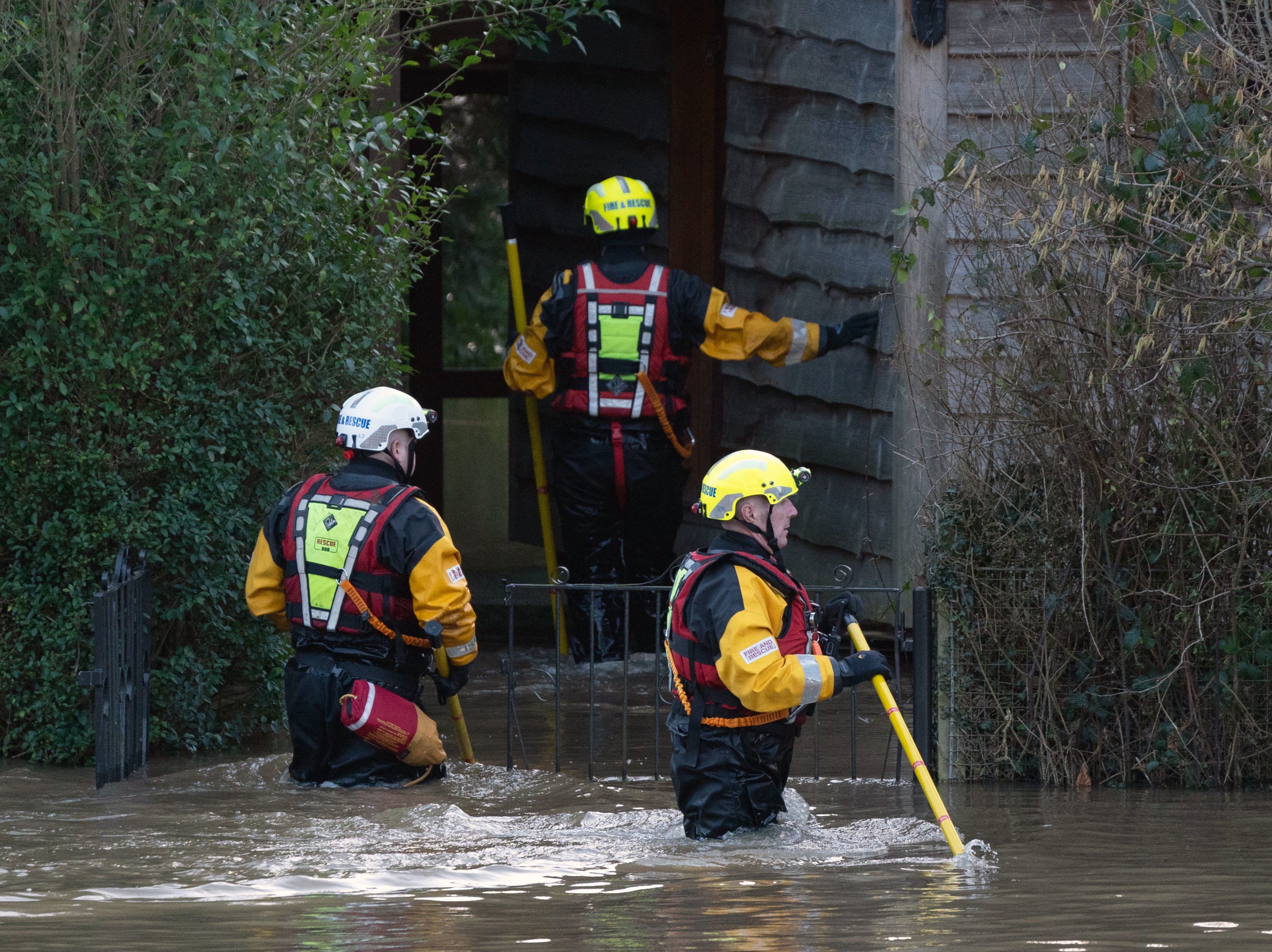 There is still a ‘danger to life’ from flooding along the River Severn near Bewdley in Worcestershire