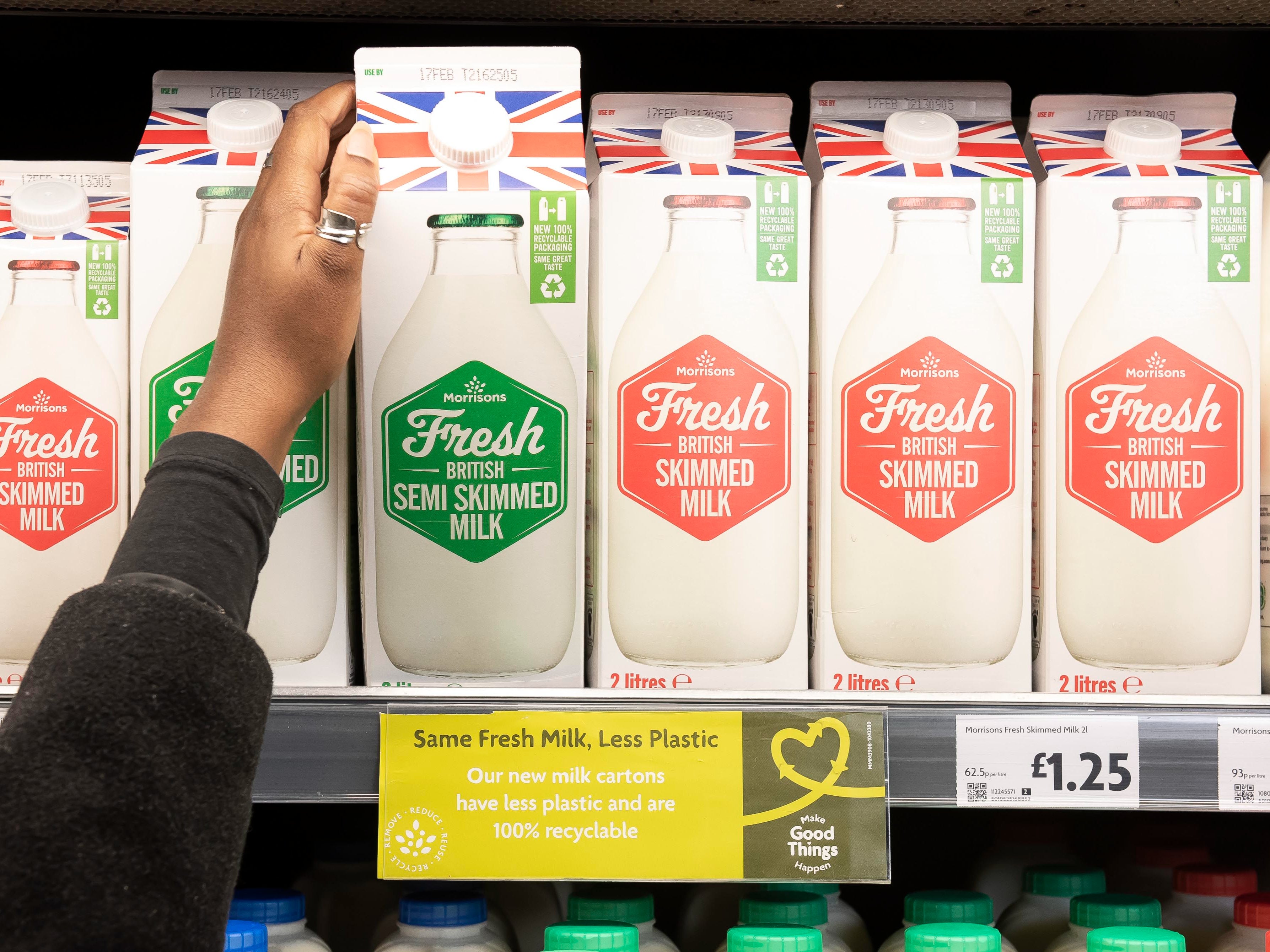 Milk is one of a host of products that looks set to rise further in price