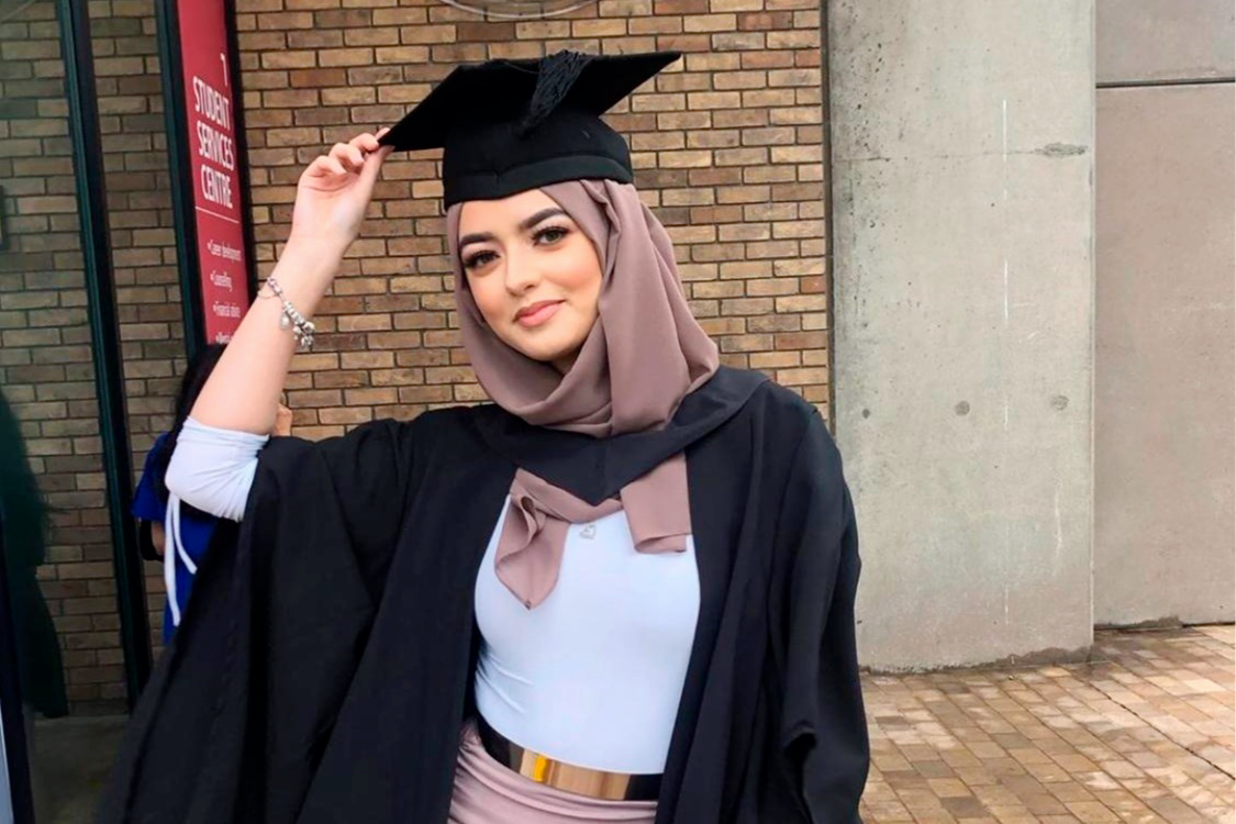 Amani was a diligent student who received a First Class Degree from the University of Leicester